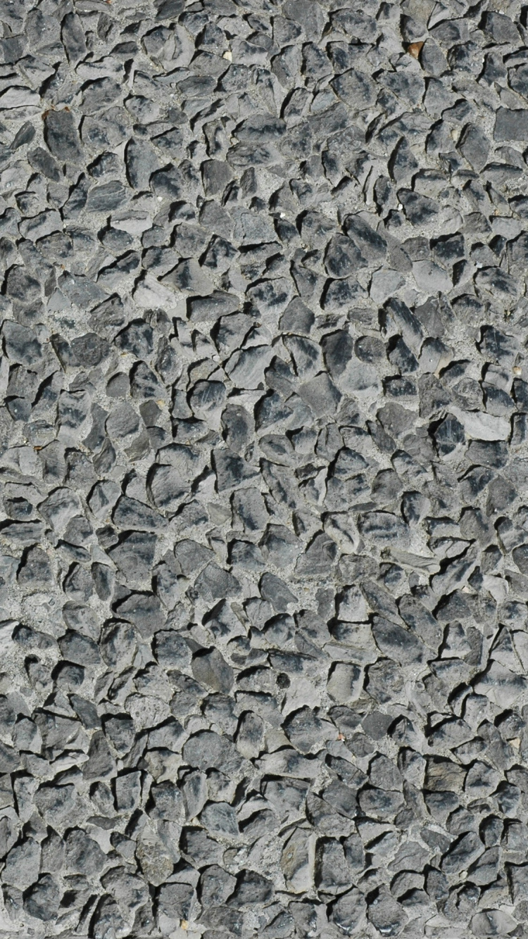 Gray and White Stone Fragments. Wallpaper in 750x1334 Resolution