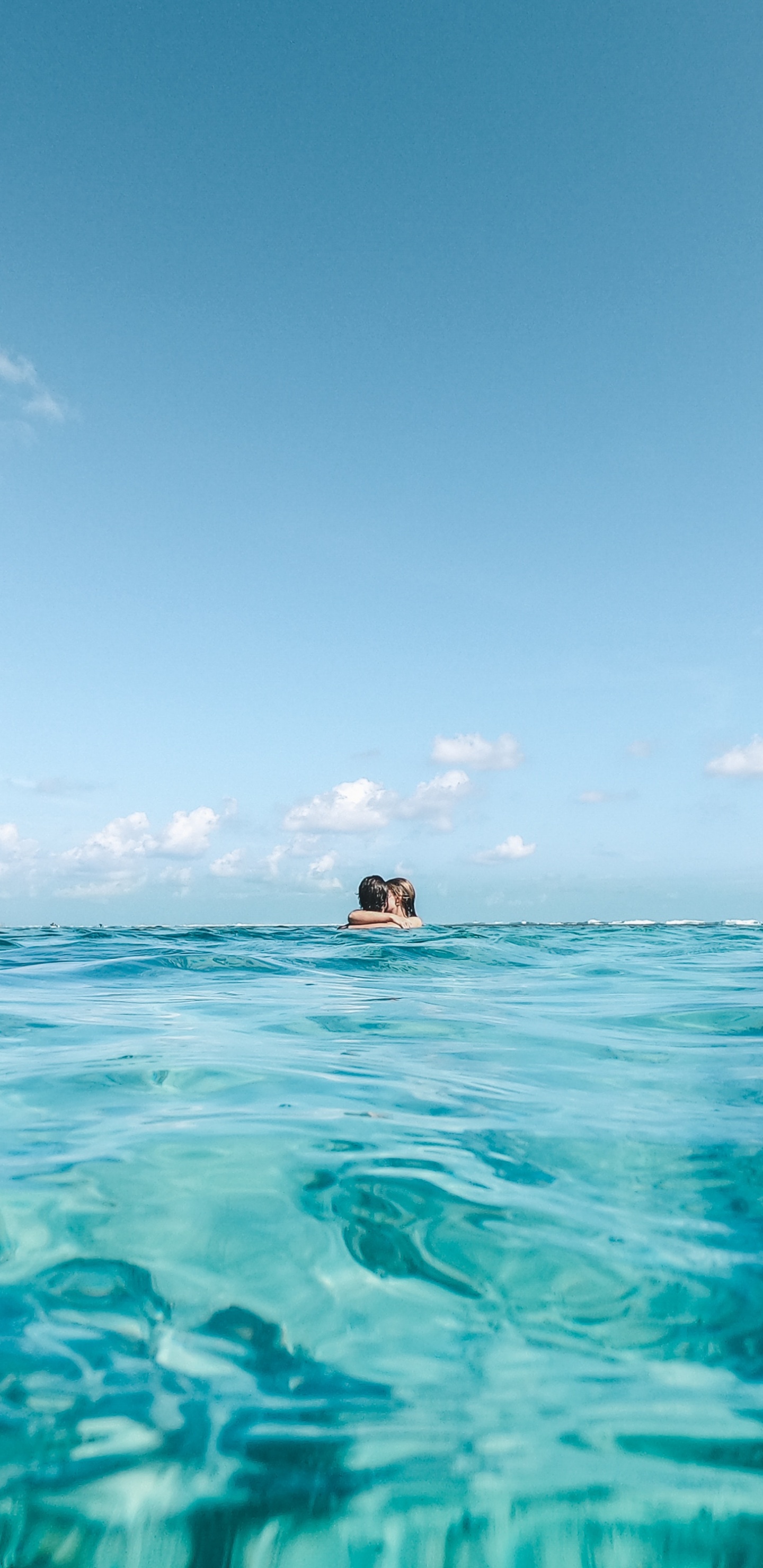 Mer, Eau, Blue, Horizon, Vacances. Wallpaper in 1440x2960 Resolution