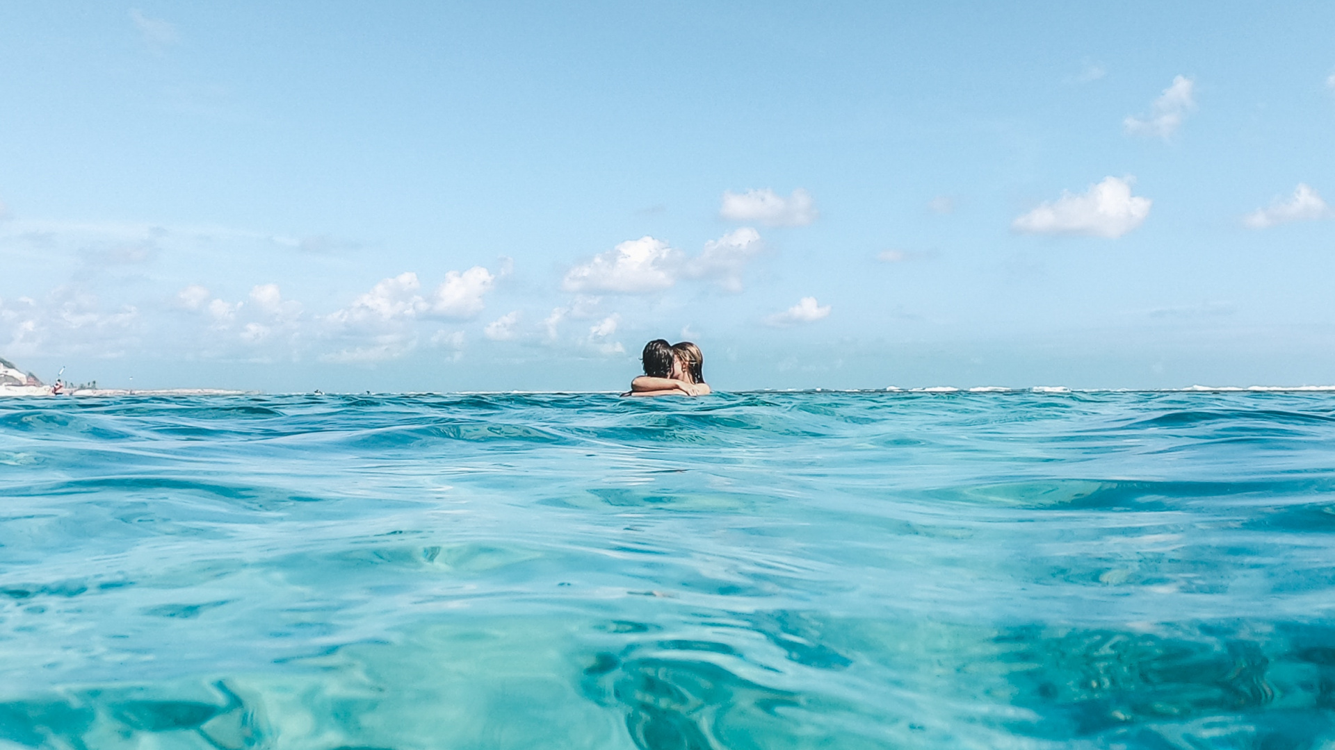 Mer, Eau, Blue, Horizon, Vacances. Wallpaper in 1920x1080 Resolution