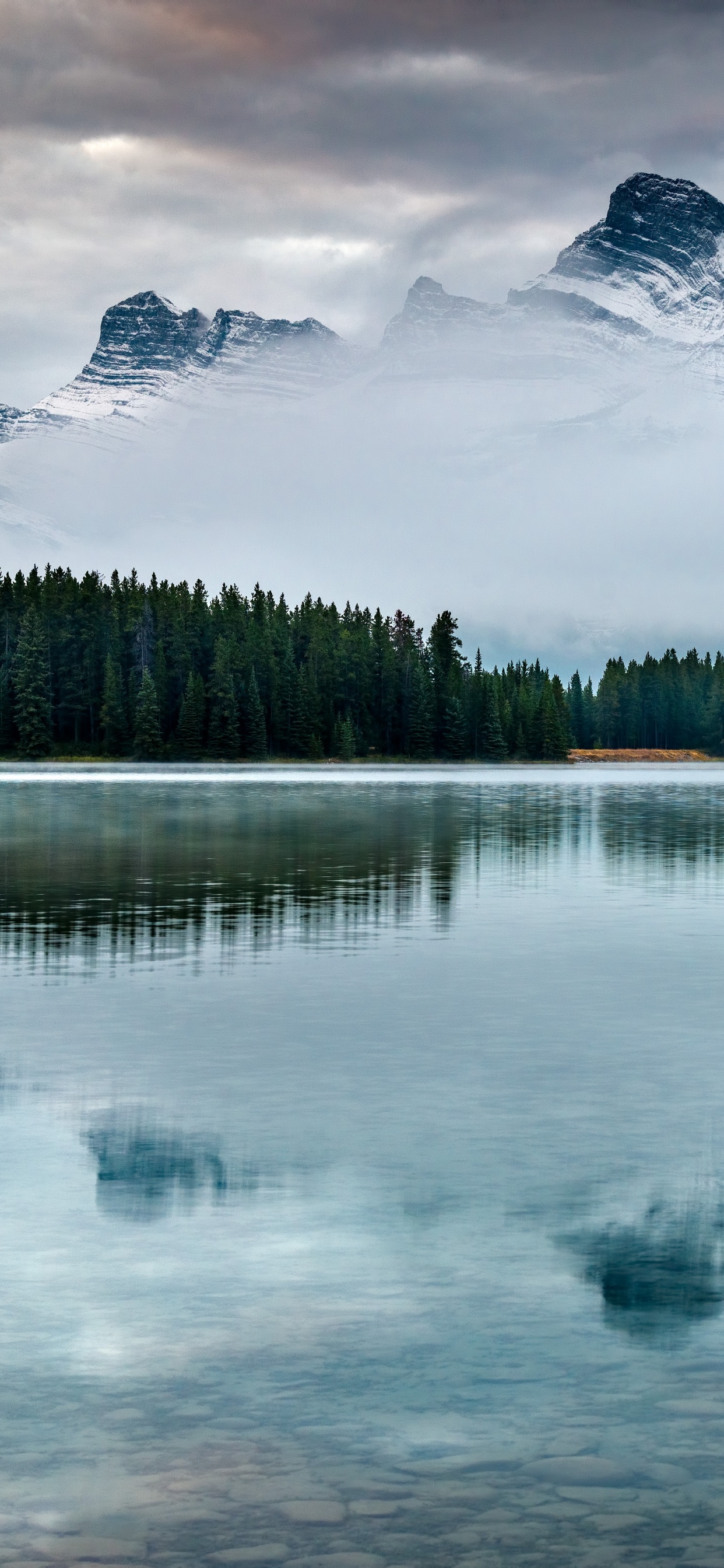 Banff, Naturlandschaft, Natur, Gewässer, Reflexion. Wallpaper in 1242x2688 Resolution