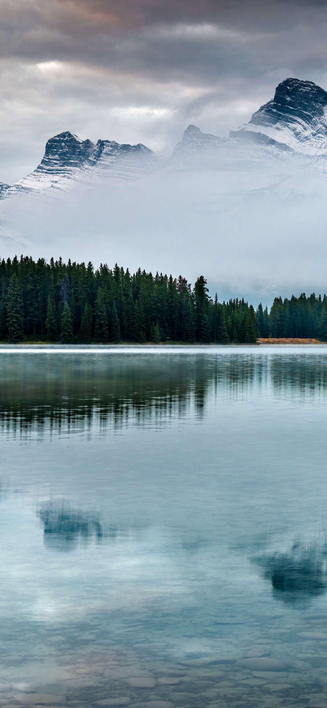 Banff, Paisaje Natural, Naturaleza, Cuerpo de Agua, Reflexión. Wallpaper in 1125x2436 Resolution