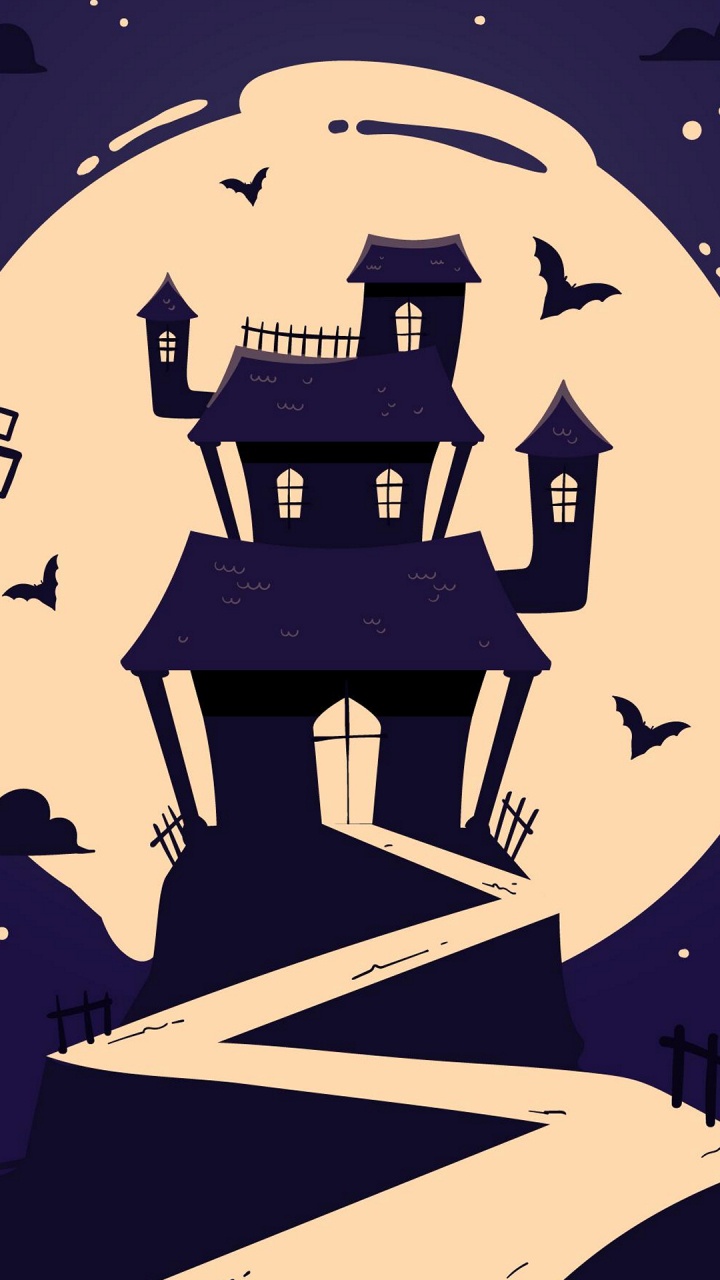 Caricatura, Gráficos, Humor, La Casa Encantada, Gráficos Vectoriales. Wallpaper in 720x1280 Resolution