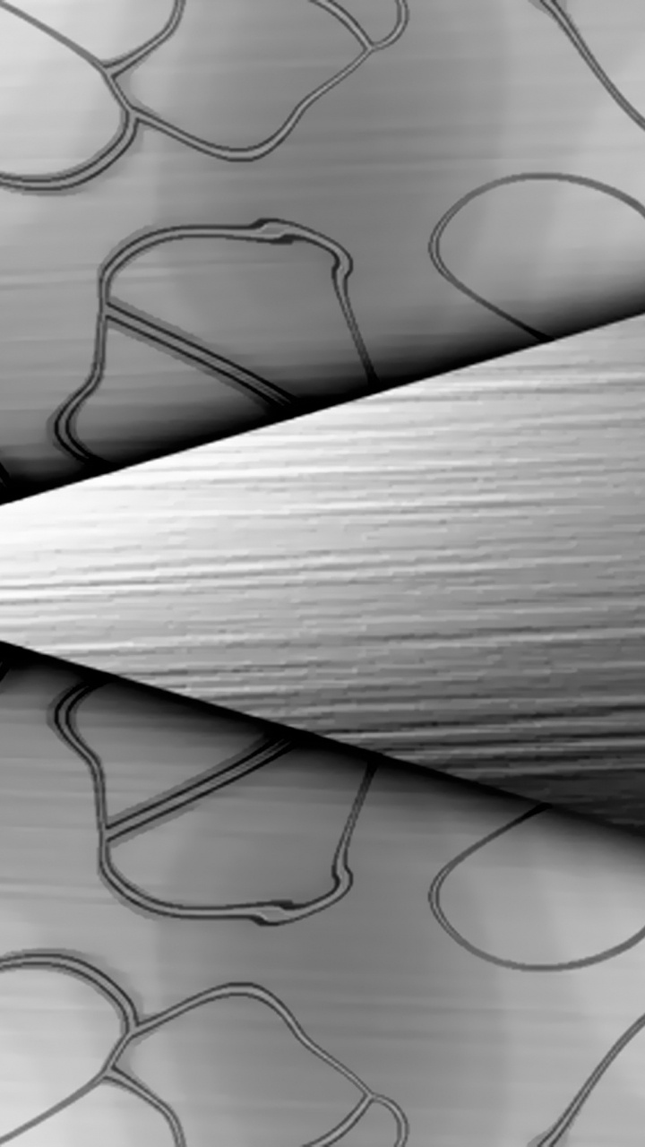 Peinture Abstraite en Noir et Blanc. Wallpaper in 720x1280 Resolution