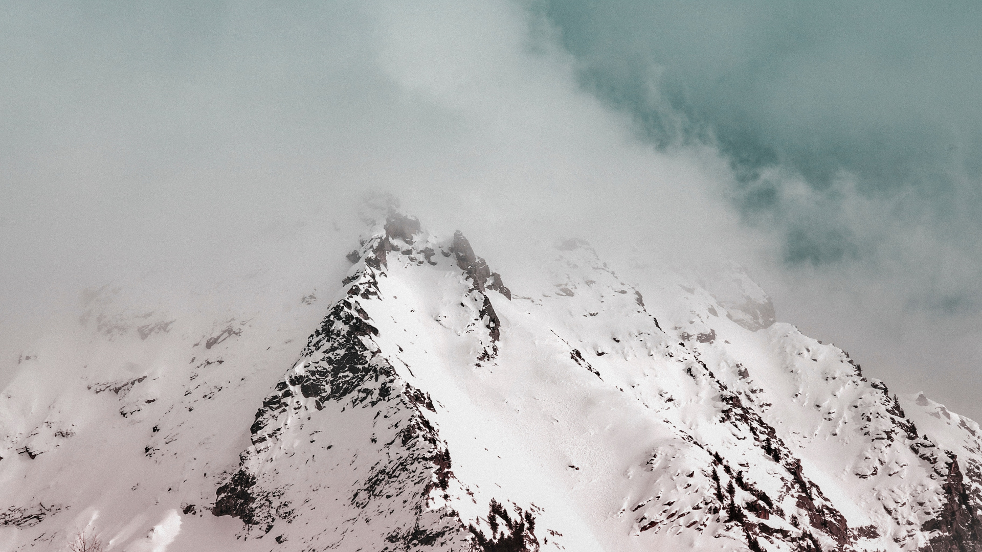 Bergkette, Schnee, Cloud, Bergigen Landschaftsformen, Gelände. Wallpaper in 1920x1080 Resolution