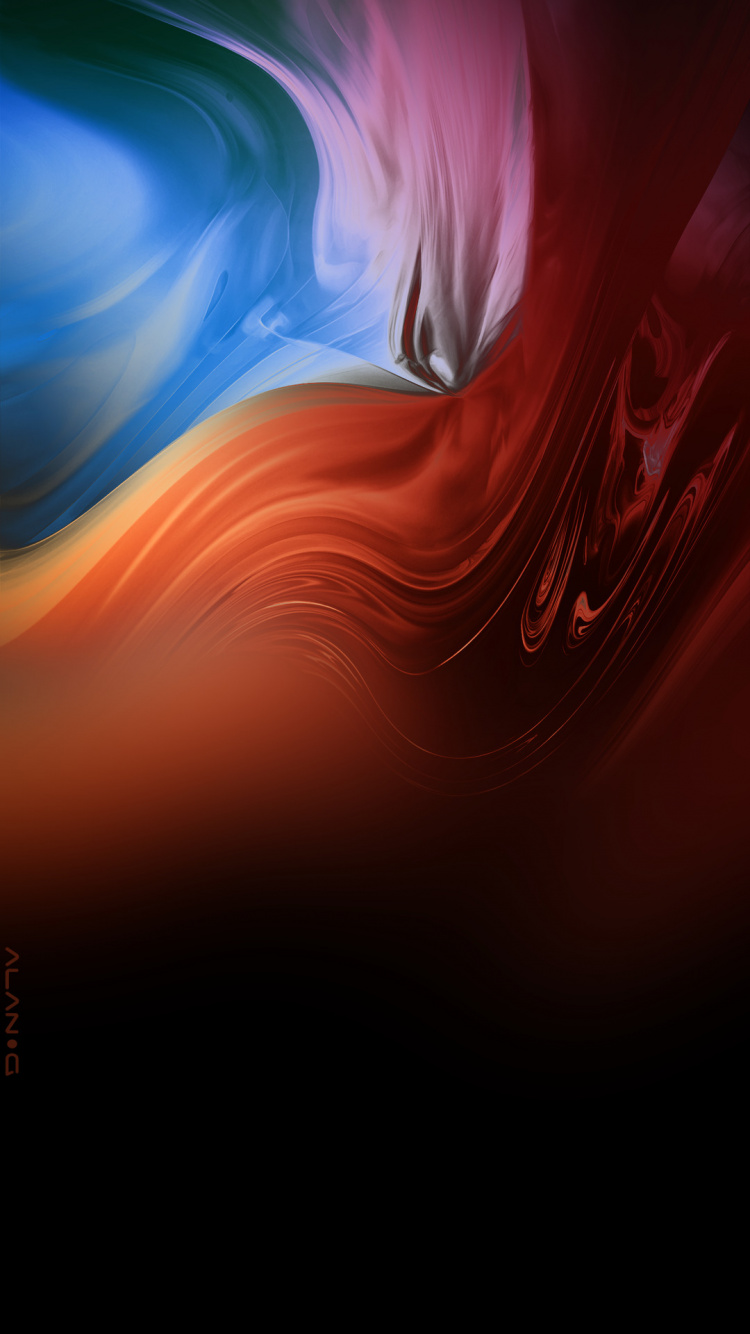 Kunst, Electric Blue, Raum, Magenta, Muster. Wallpaper in 750x1334 Resolution