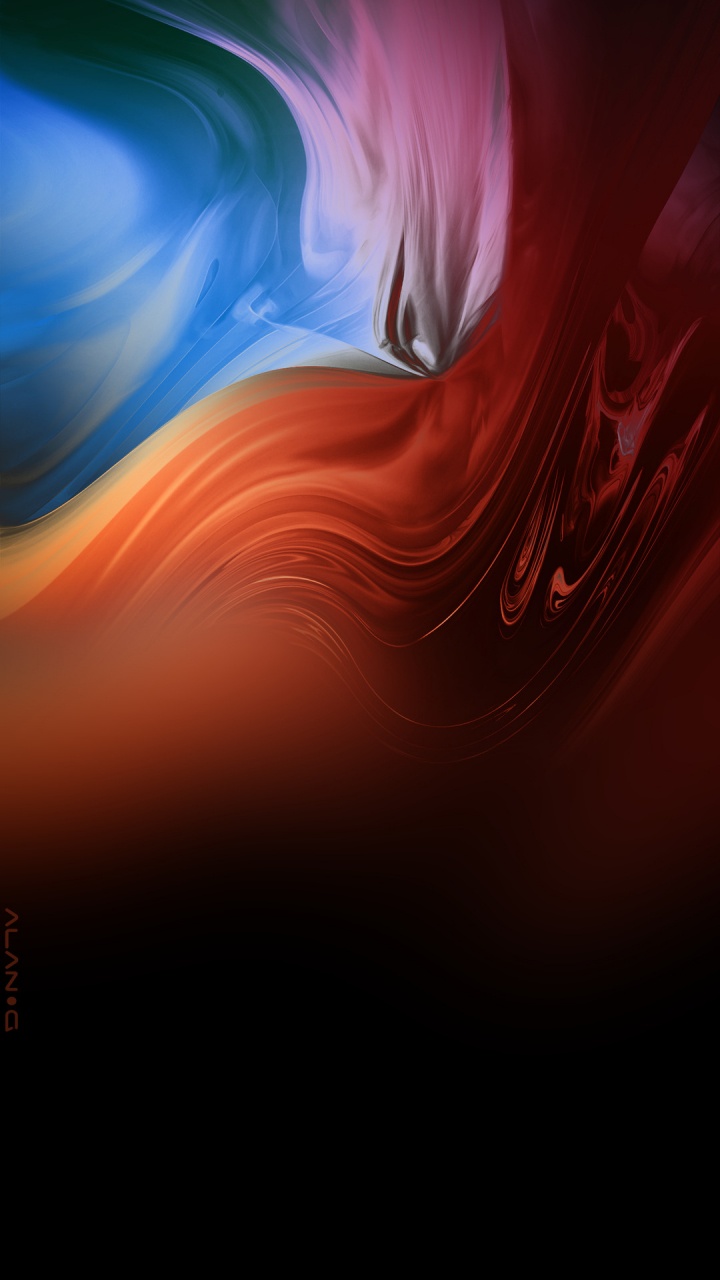 Liquid, Art, Electric Blue, Space, Magenta. Wallpaper in 720x1280 Resolution