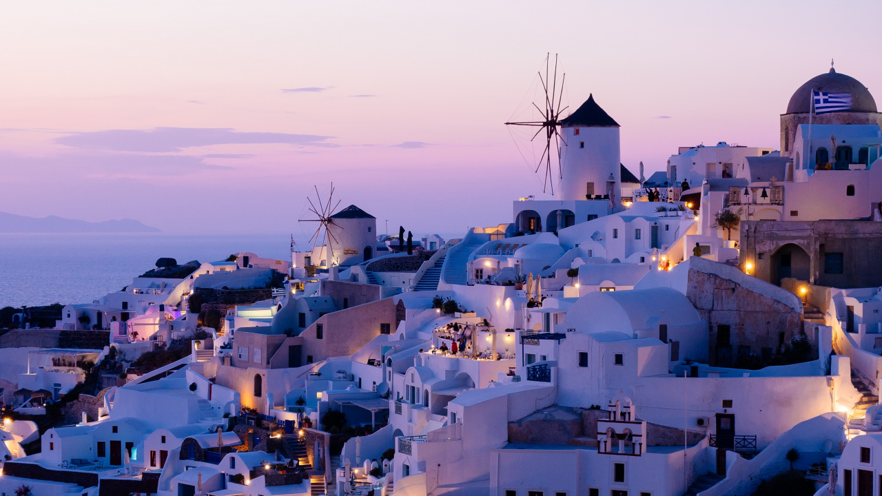 White Concrete Buildings During Daytime. Wallpaper in 1280x720 Resolution