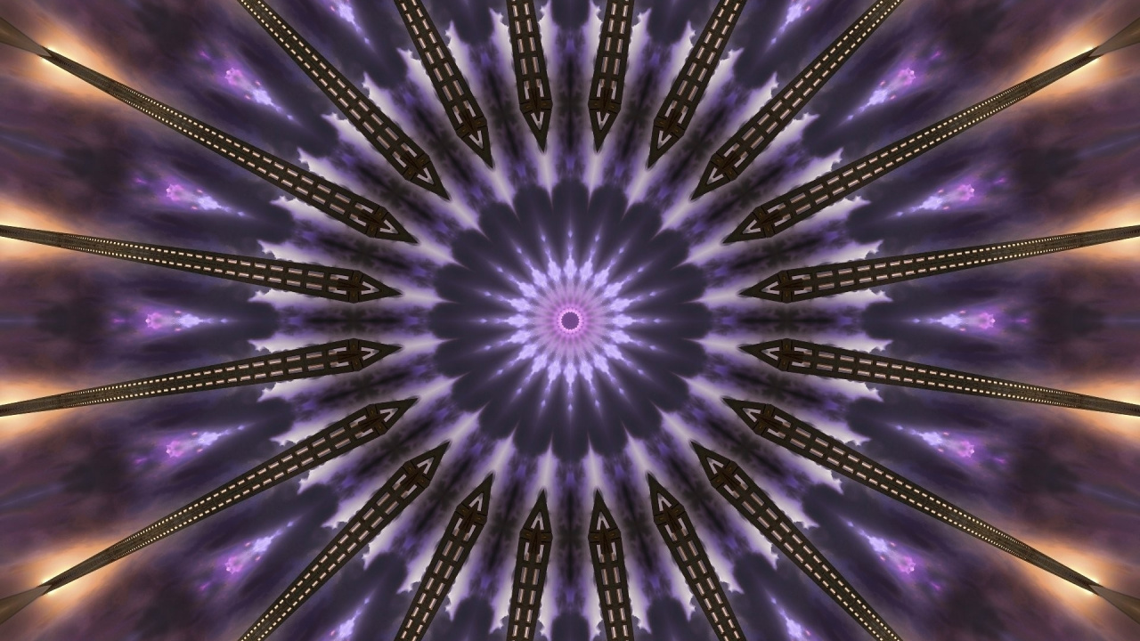 Décor Spirale Verte et Blanche. Wallpaper in 1280x720 Resolution