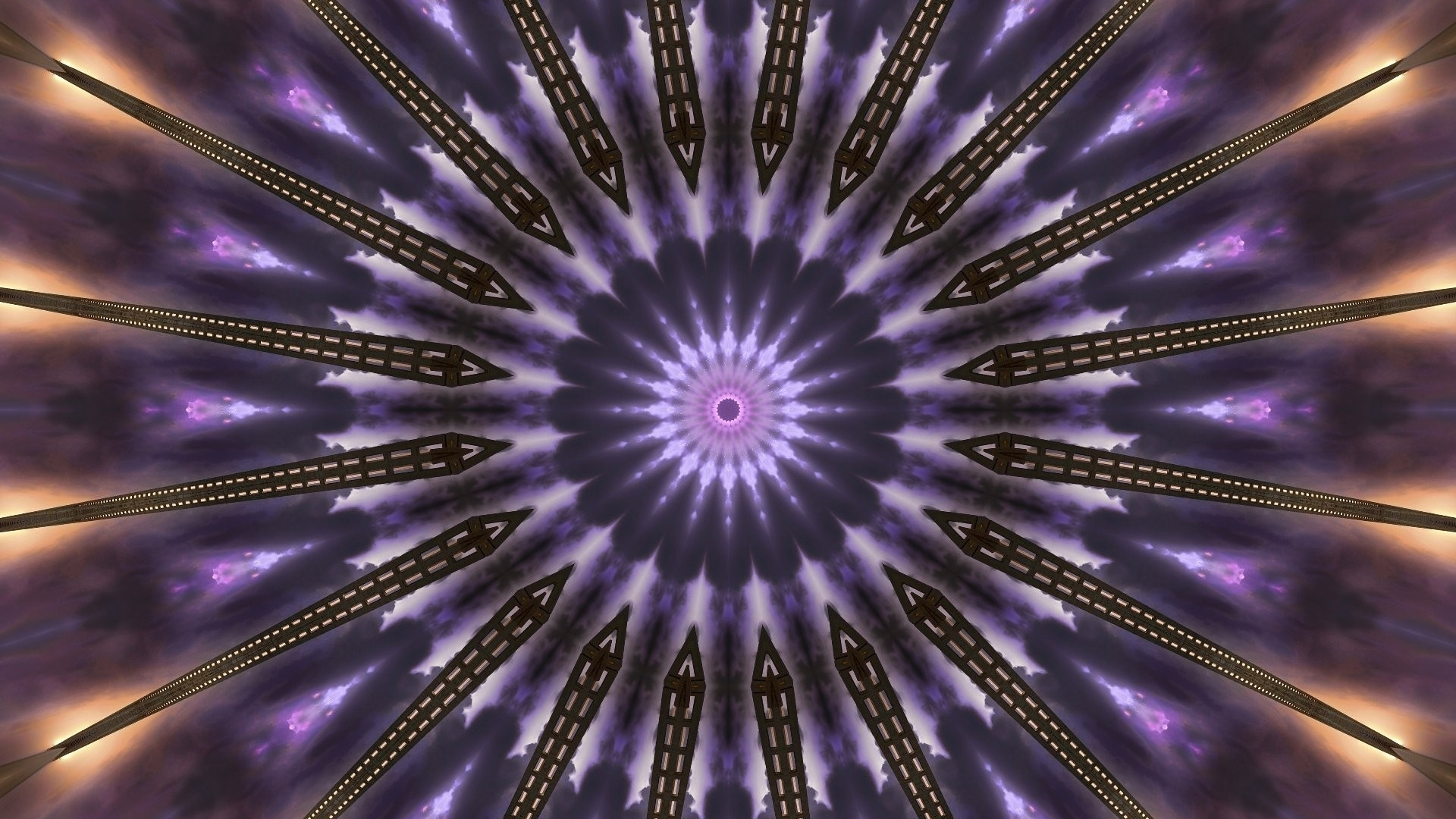 Décor Spirale Verte et Blanche. Wallpaper in 1920x1080 Resolution