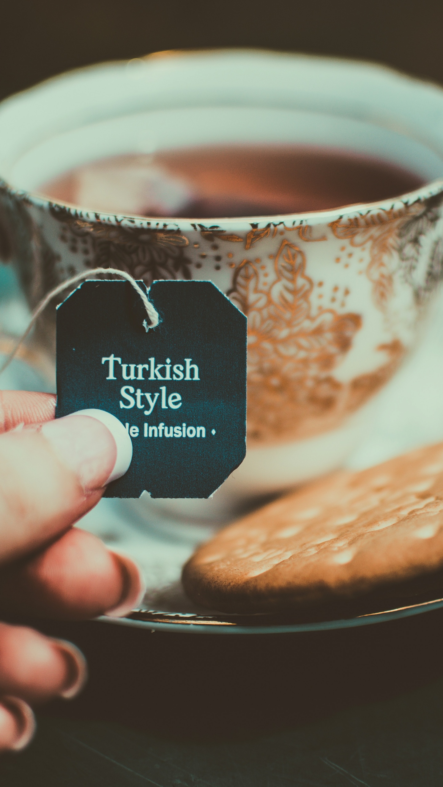 Person Holding Black and White Ceramic Mug With Coffee. Wallpaper in 1440x2560 Resolution