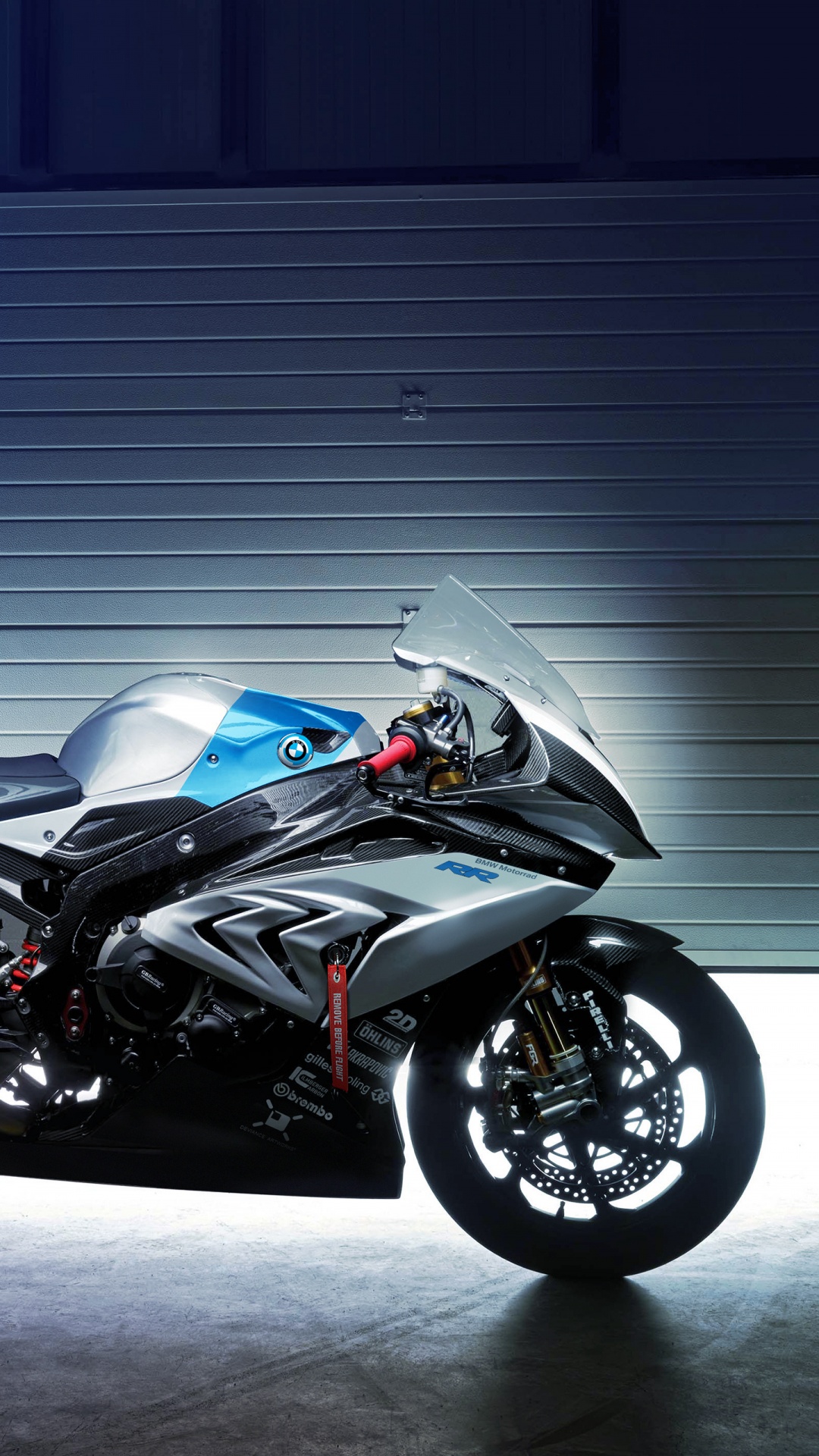 Black and Silver Sports Bike. Wallpaper in 1080x1920 Resolution