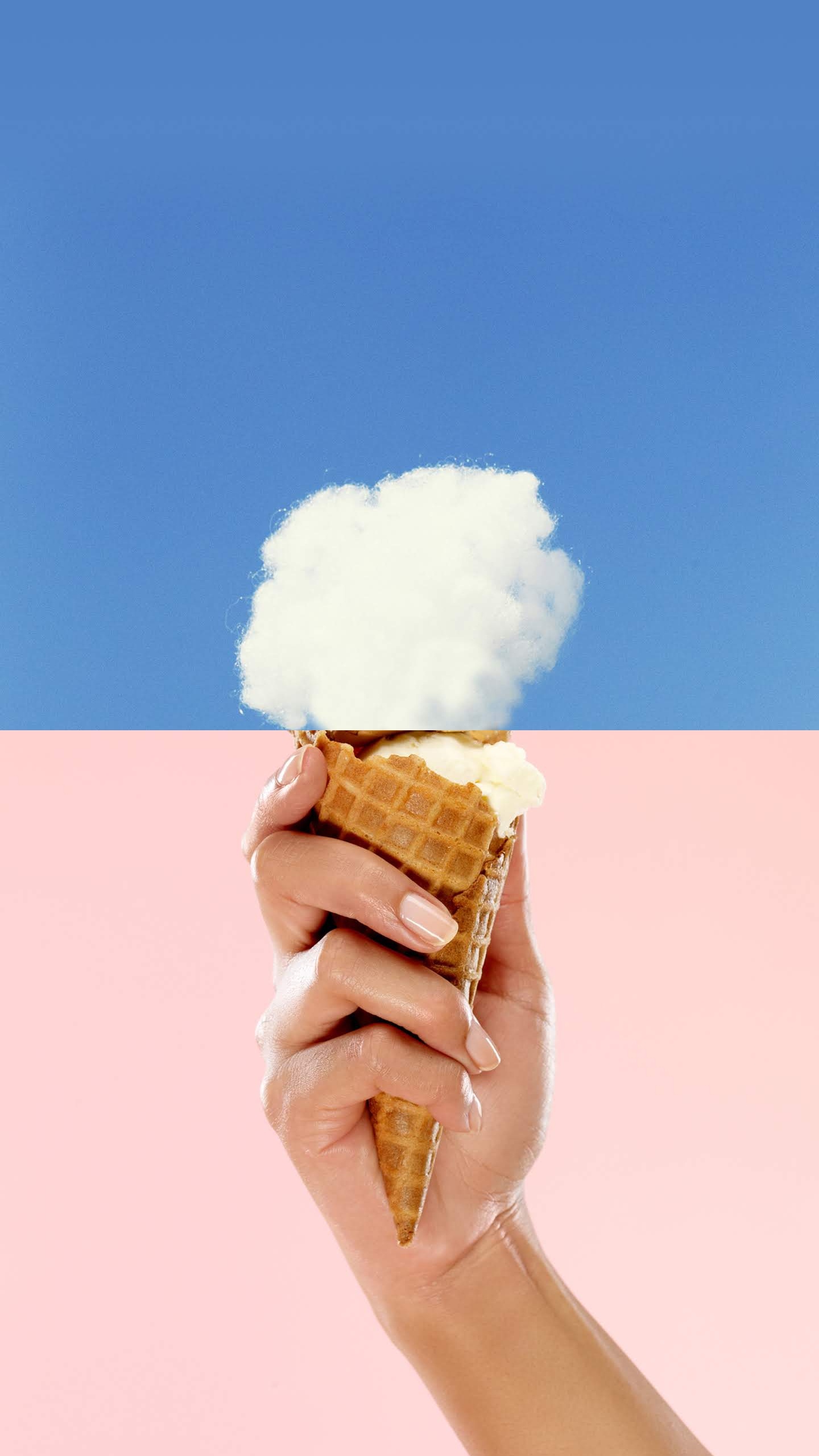 LG, LG G8 ThinQ, Cono de Helado, Android, Cocina. Wallpaper in 1440x2560 Resolution