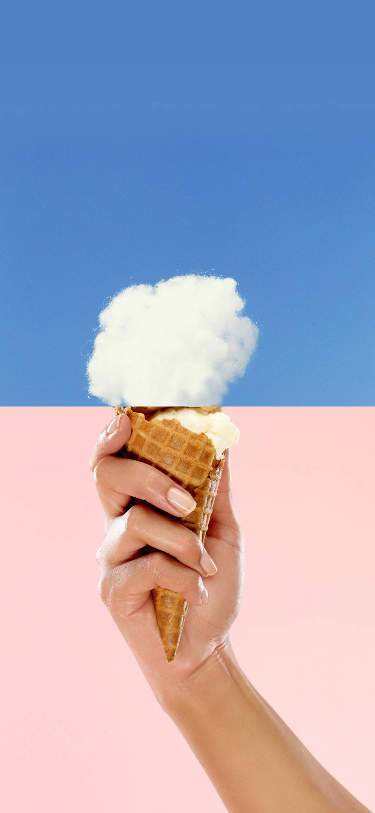 LG, LG G8 ThinQ, Ice Cream Cone, Android, Cooking. Wallpaper in 1242x2688 Resolution