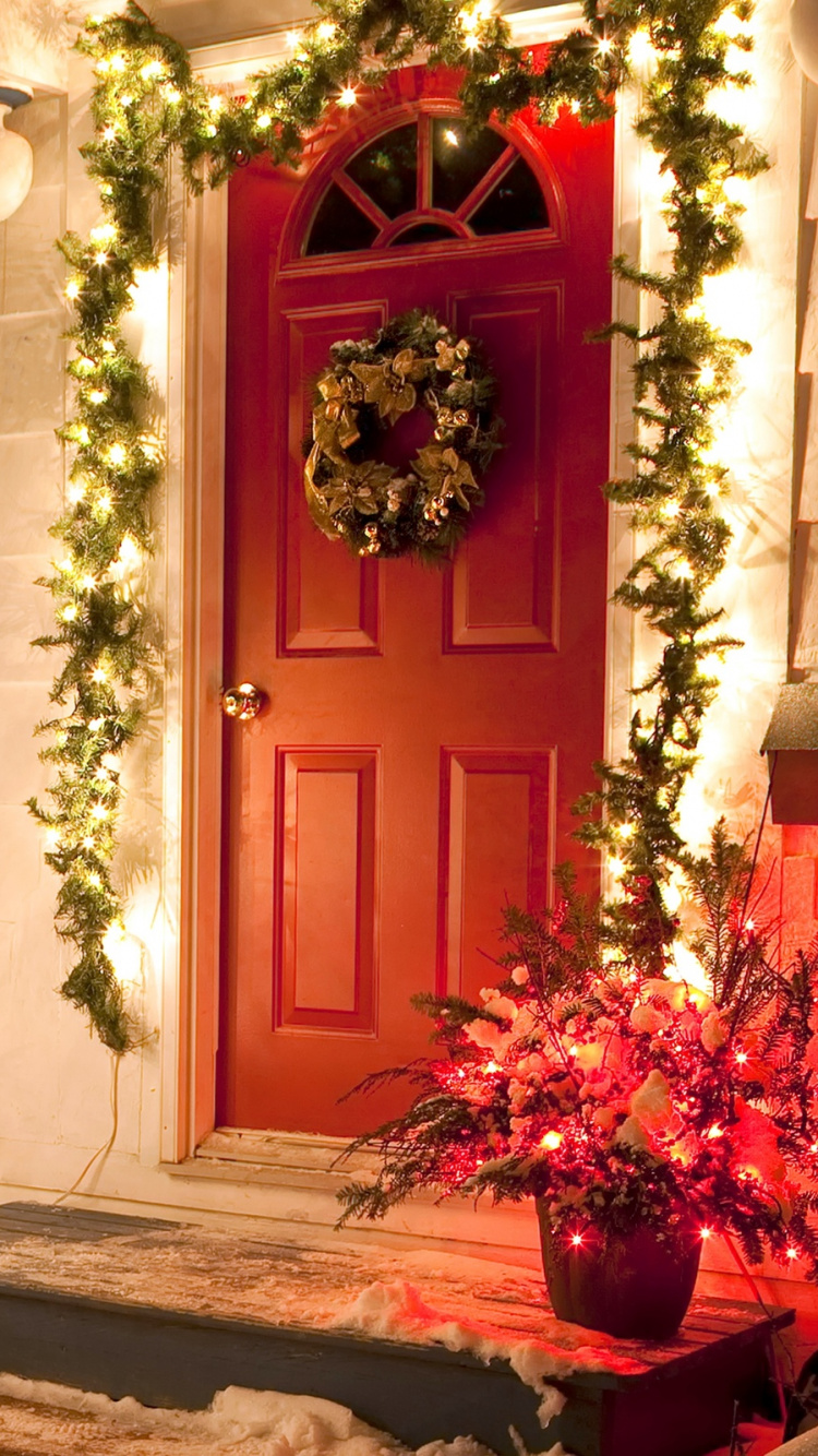 Christmas Day, Christmas Decoration, Christmas Tree, Christmas, Home. Wallpaper in 750x1334 Resolution