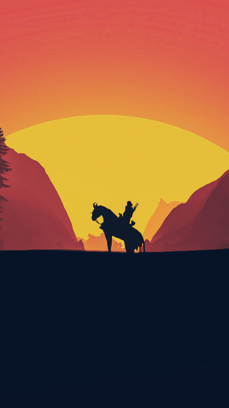 Nature, Red, Horizon, Matin, Colline. Wallpaper in 750x1334 Resolution