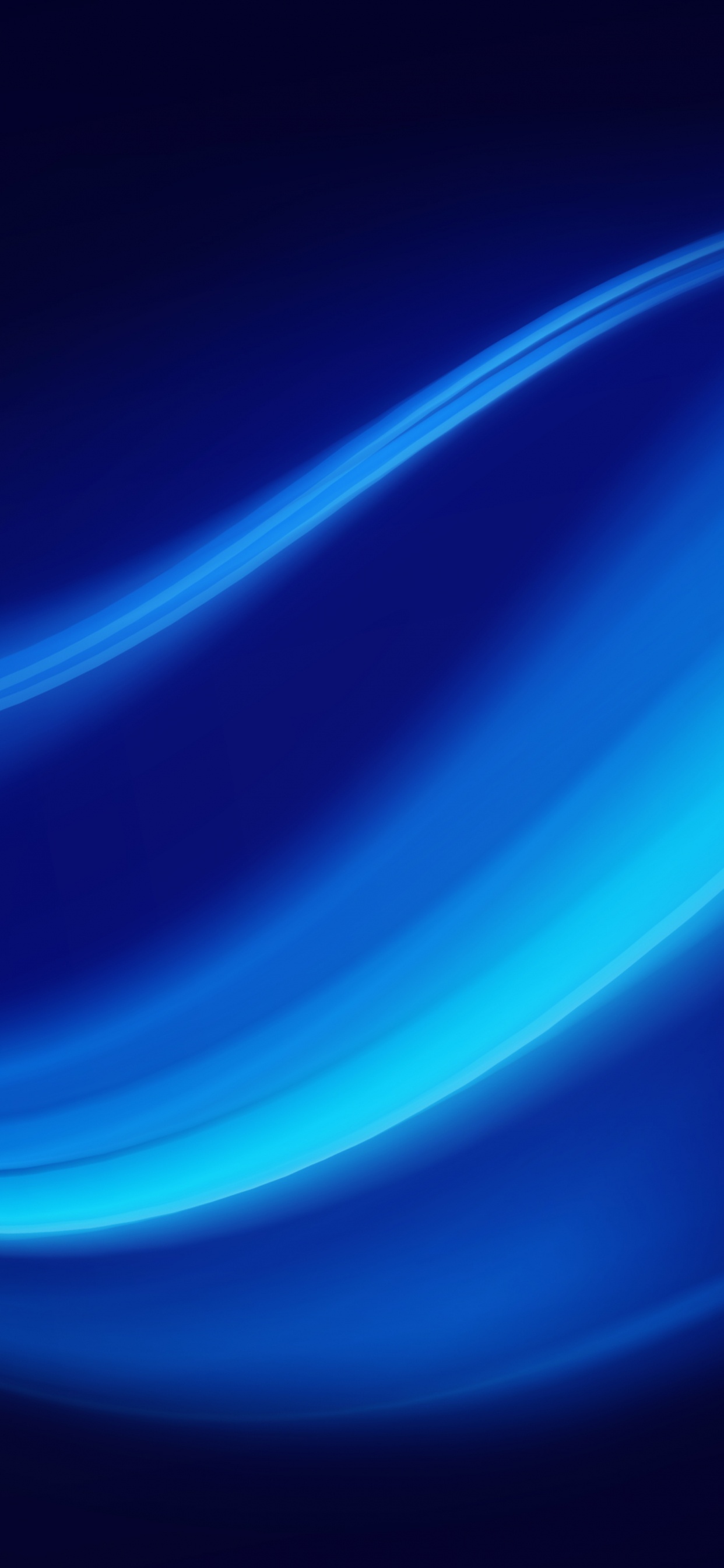 Blaue Und Weiße Lichtillustration. Wallpaper in 1242x2688 Resolution