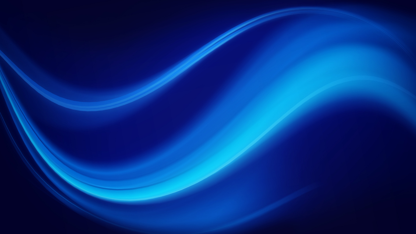 Blaue Und Weiße Lichtillustration. Wallpaper in 1366x768 Resolution