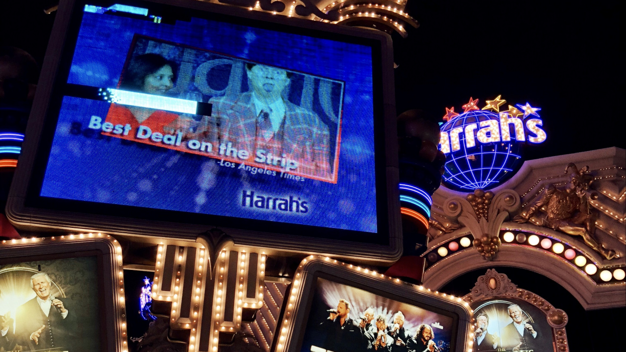 Las Vegas, Usa, Las Vegas Strip, Neon Sign, Night. Wallpaper in 1280x720 Resolution