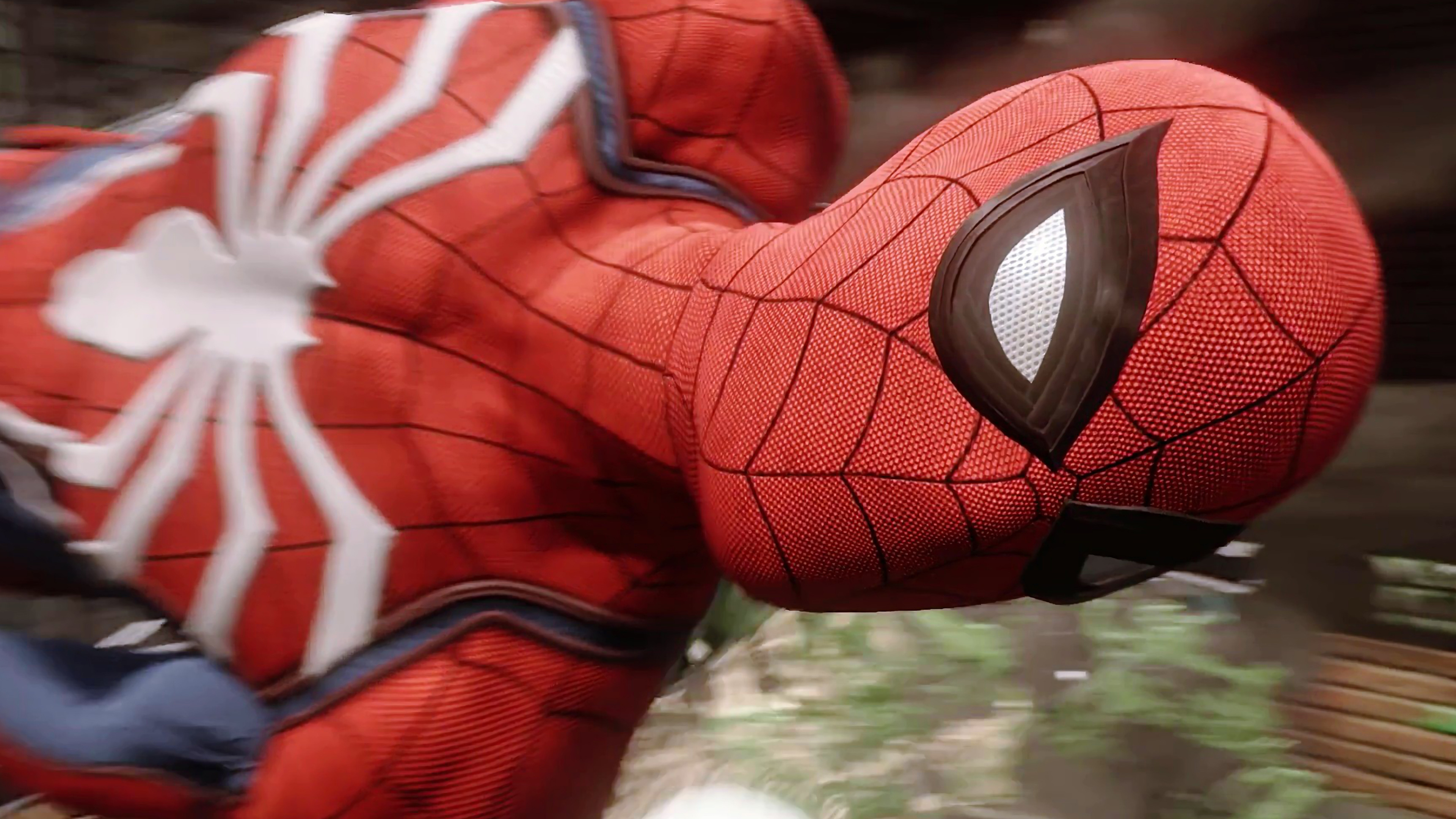 Spider-man, Superhero, Red, Carmine, Fictional Character. Wallpaper in 3840x2160 Resolution