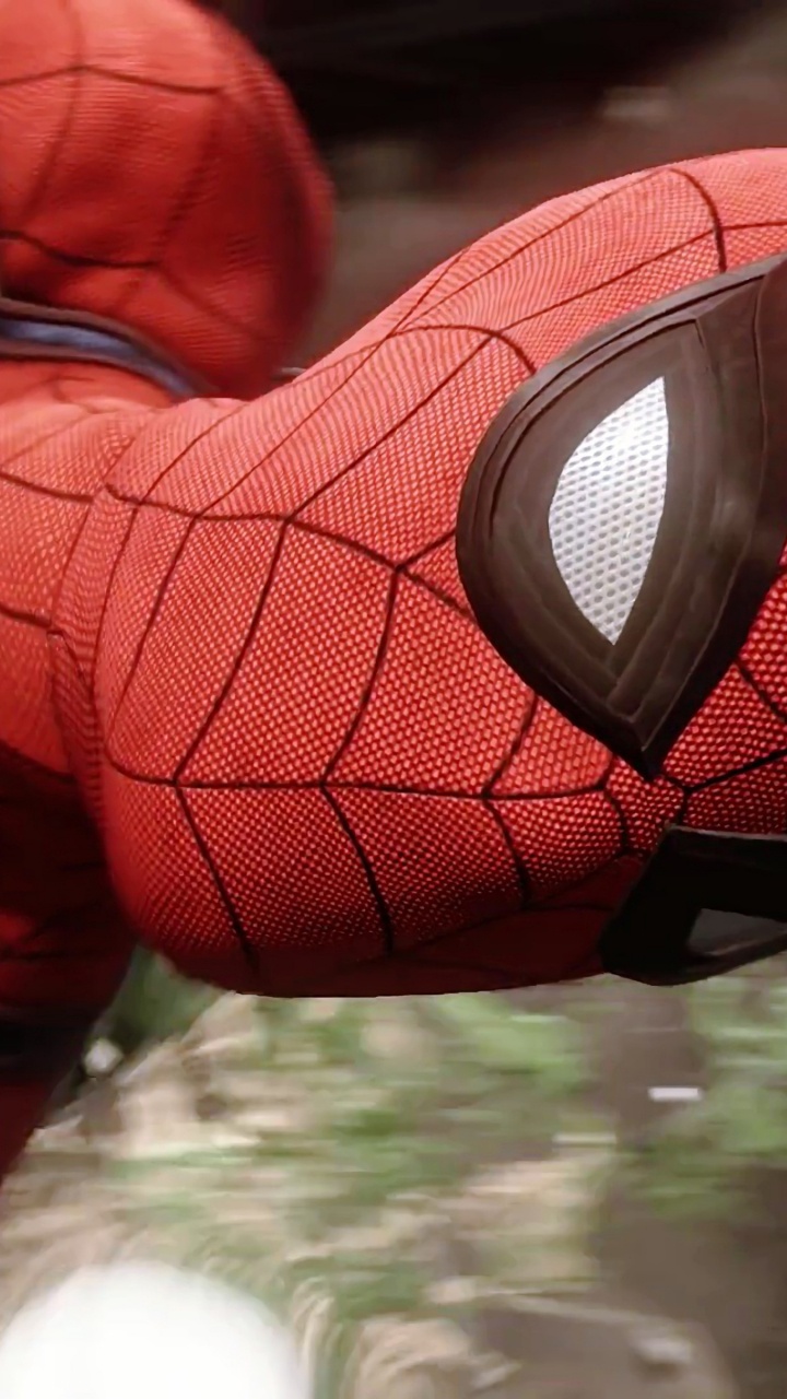 Spider-man, Superhero, Red, Carmine, Fictional Character. Wallpaper in 720x1280 Resolution