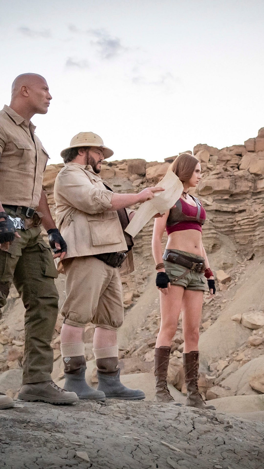 Dwayne Johnson, Jumanji le Niveau Suivant, Sequel, Critique de Film, Télévision. Wallpaper in 1080x1920 Resolution