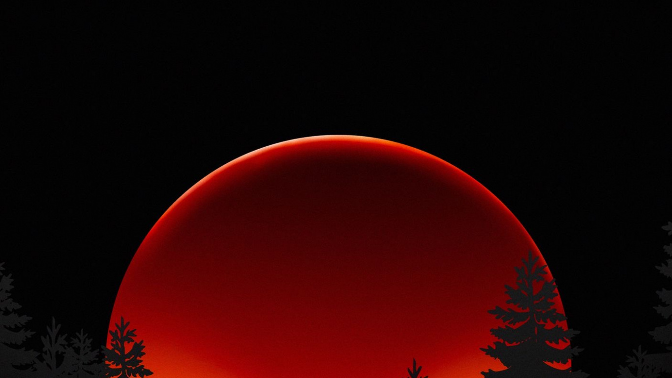 Atmosphäre, Natürlichen Umgebung, Orange, Naturlandschaft, Woody Pflanze. Wallpaper in 1366x768 Resolution