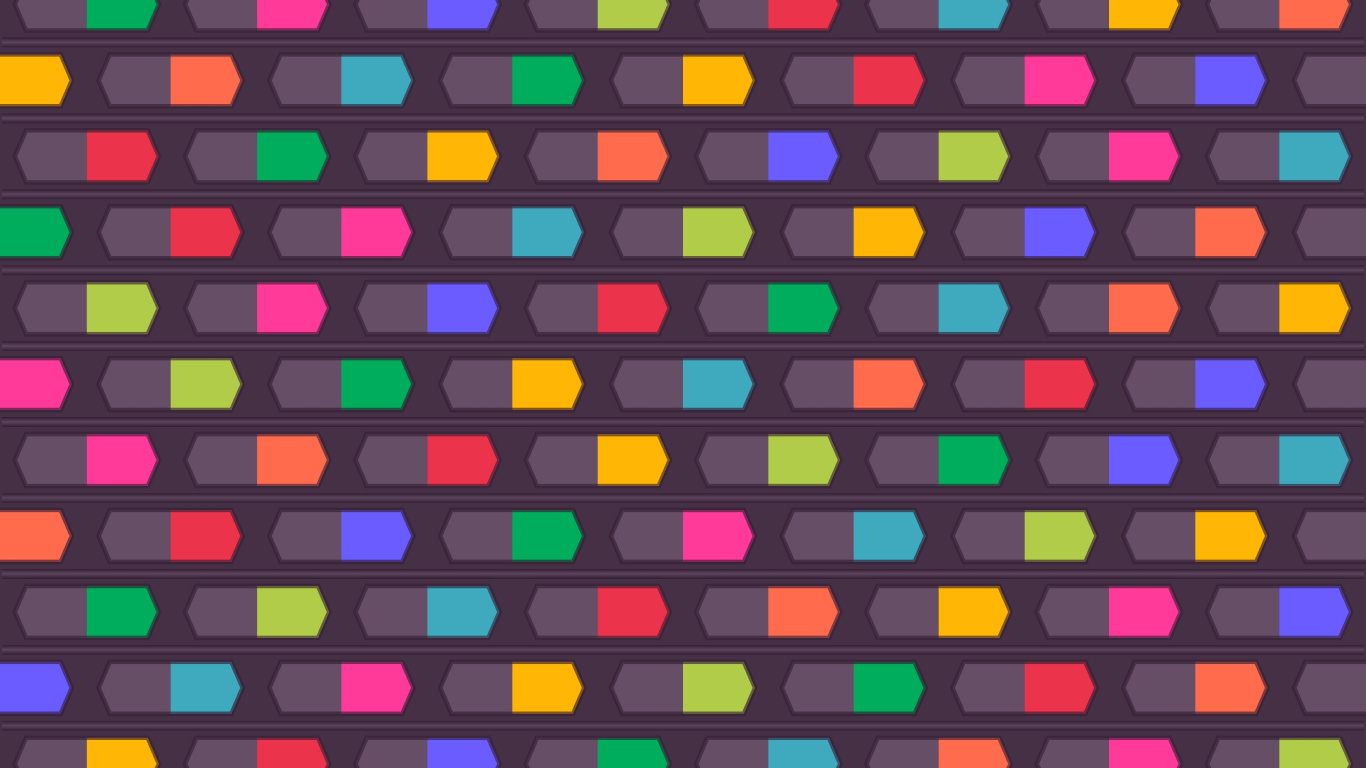 Red and Yellow Checkered Illustration. Wallpaper in 1366x768 Resolution