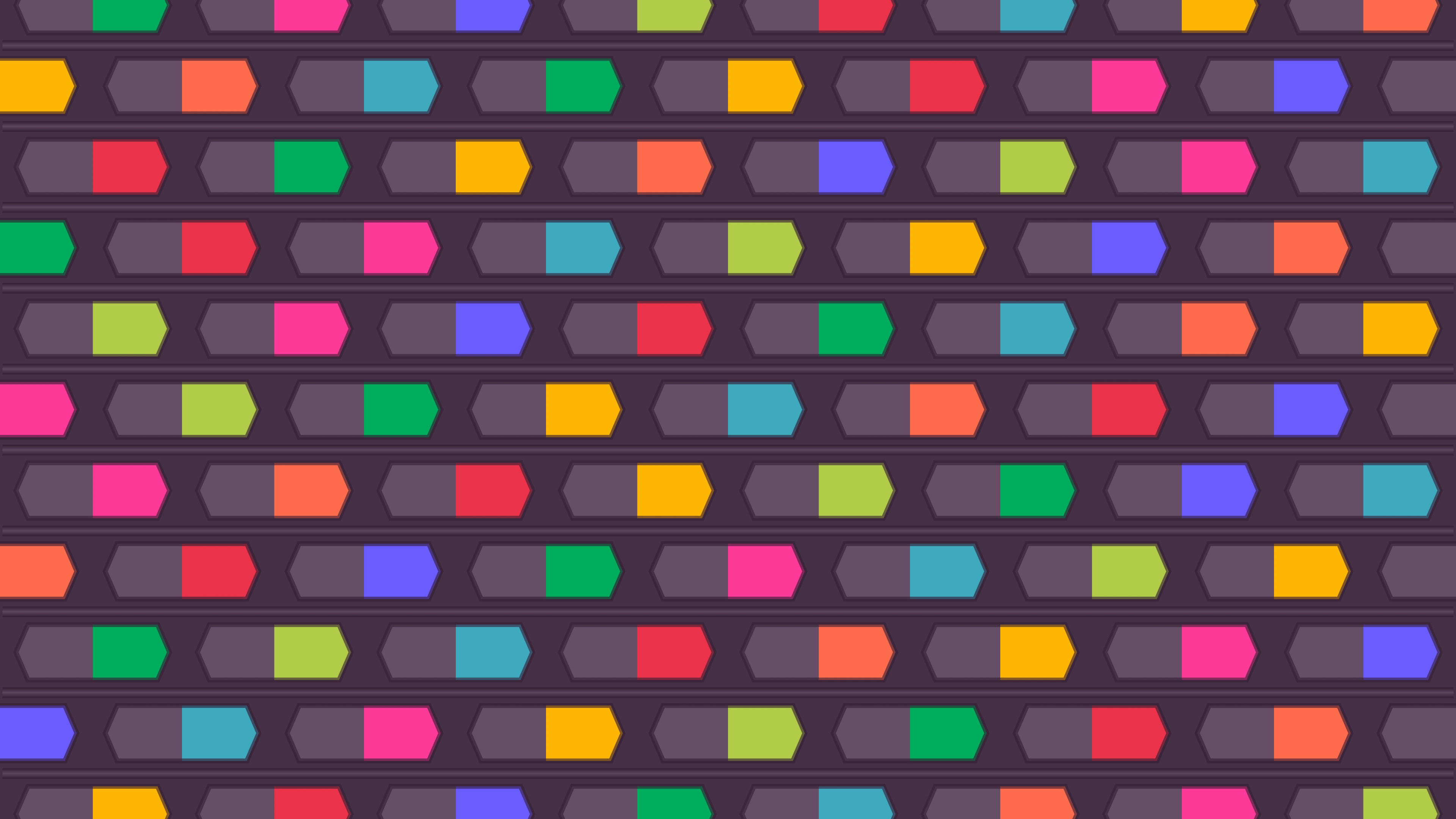 Red and Yellow Checkered Illustration. Wallpaper in 3840x2160 Resolution