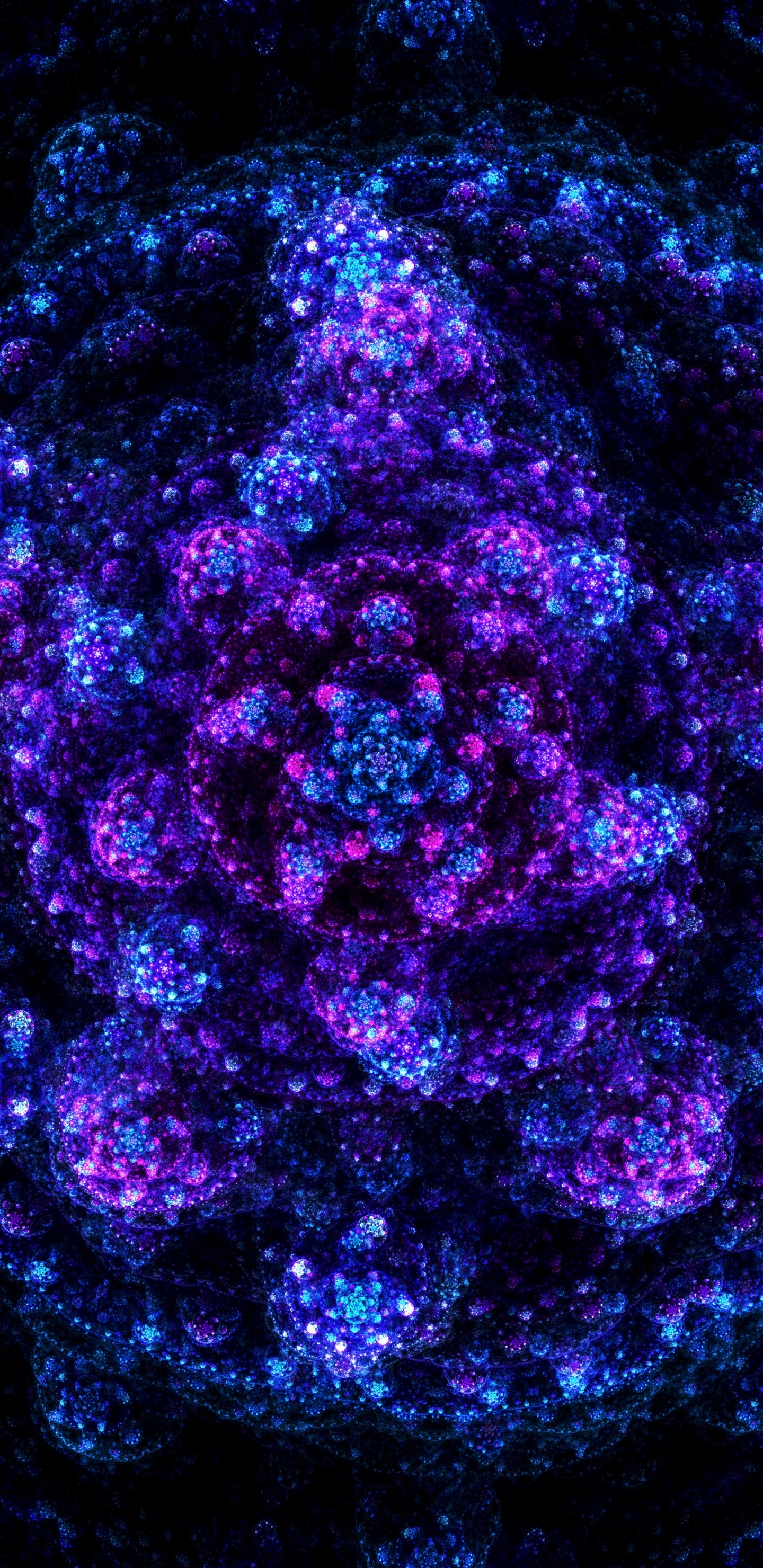 Pintura Abstracta Morada y Negra. Wallpaper in 1440x2960 Resolution