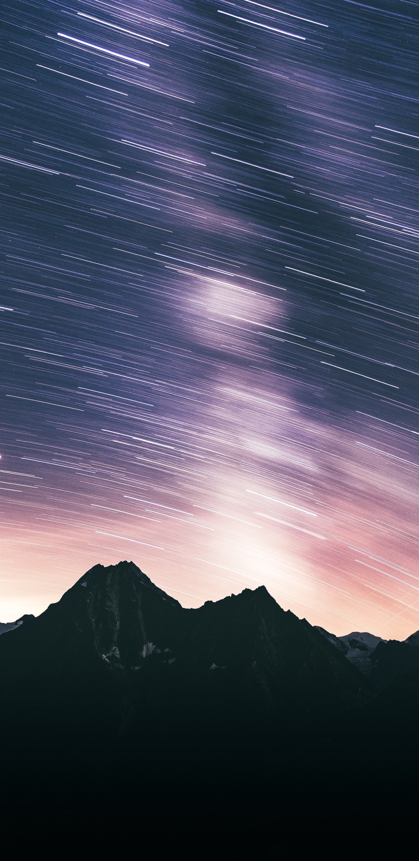 Las Formaciones Montañosas, Montaña, Ambiente, Estrella, Objeto Astronómico. Wallpaper in 1440x2960 Resolution