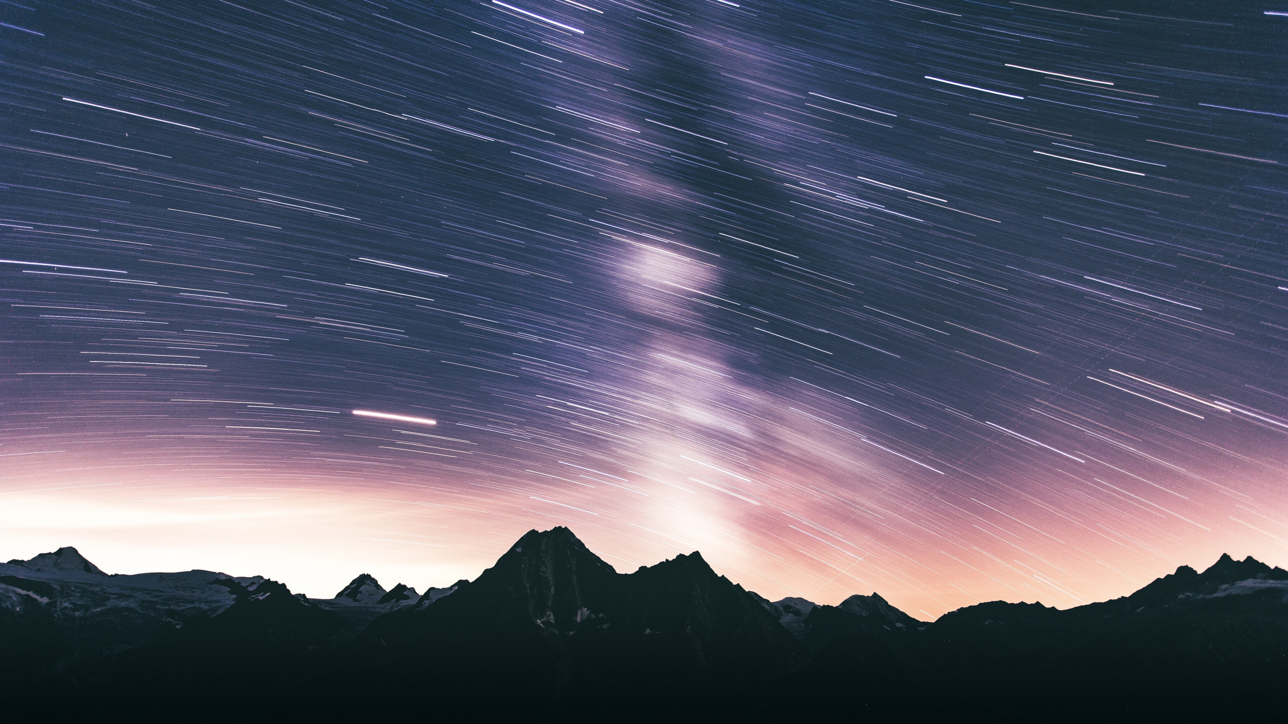 Las Formaciones Montañosas, Montaña, Ambiente, Estrella, Objeto Astronómico. Wallpaper in 2560x1440 Resolution