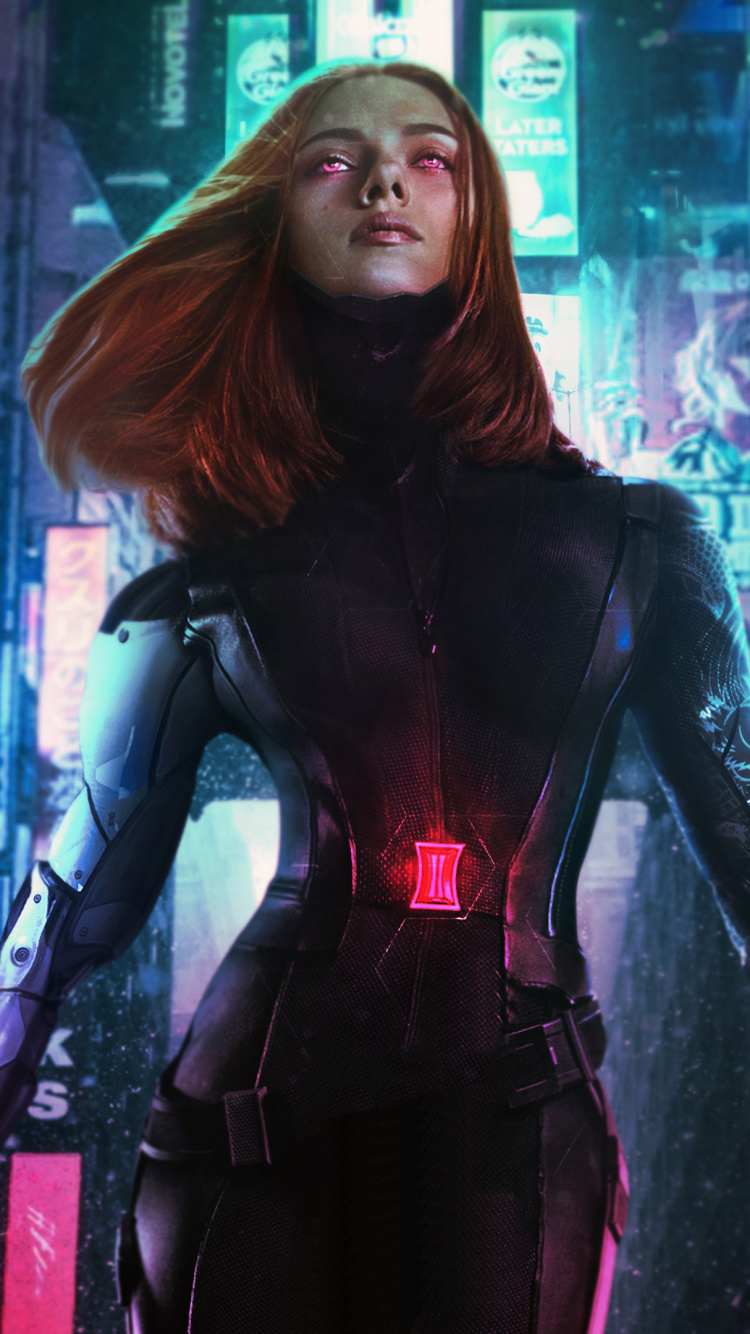 Cyberpunk 2077, la Viuda Negra, Cyberpunk, Figura de Acción, Ropa de Látex. Wallpaper in 750x1334 Resolution