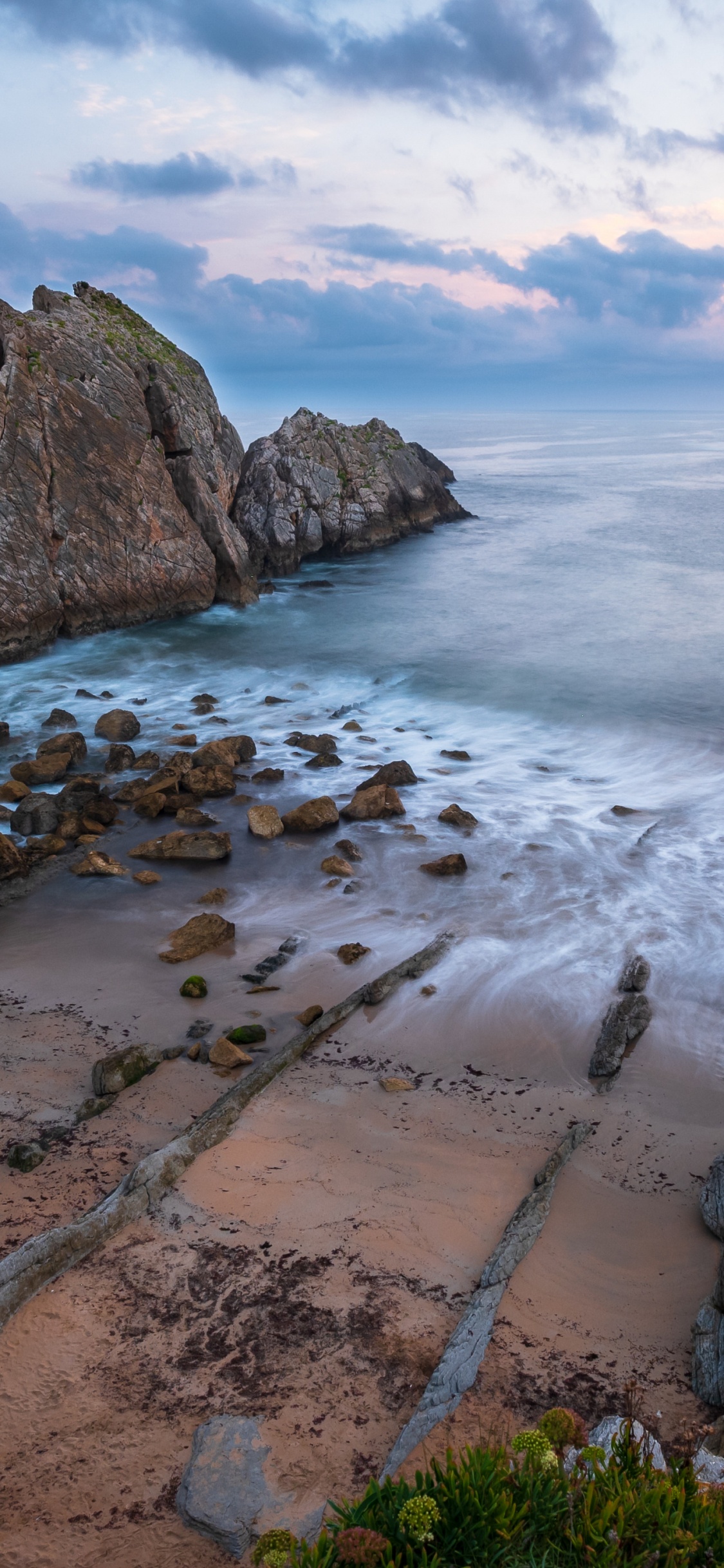 Coast, Liencres, Pastoralkolleg Ratzeburg, Cloud, Water. Wallpaper in 1125x2436 Resolution