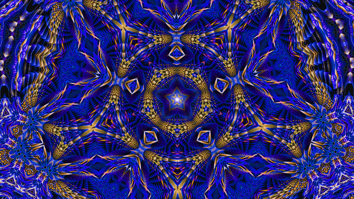 Illustration de la Croix Bleue et Blanche. Wallpaper in 1366x768 Resolution