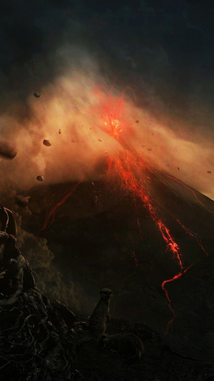 Les Rayons du Soleil Traversant Les Nuages Au-dessus de la Montagne. Wallpaper in 720x1280 Resolution