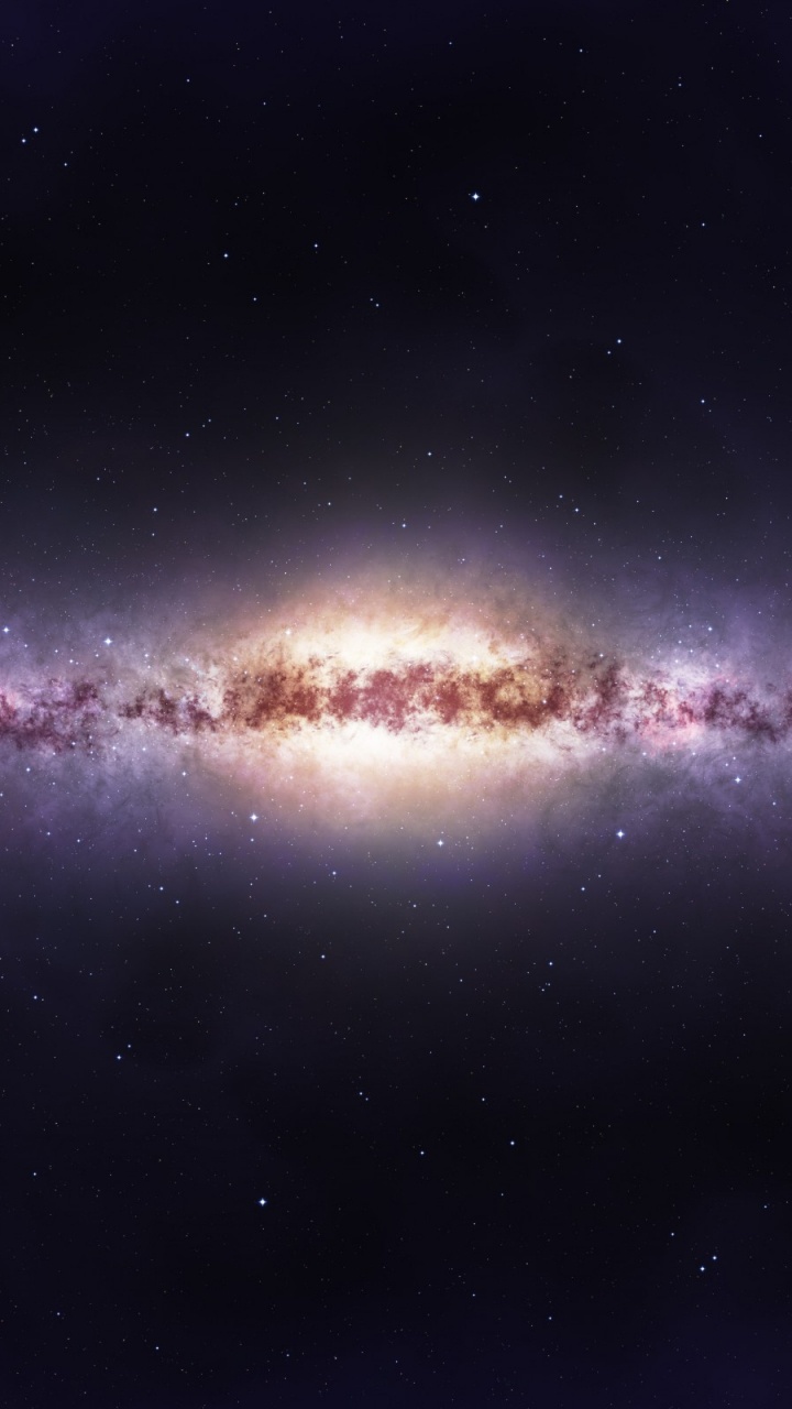 Étoiles Bleues et Blanches Dans le Ciel. Wallpaper in 720x1280 Resolution