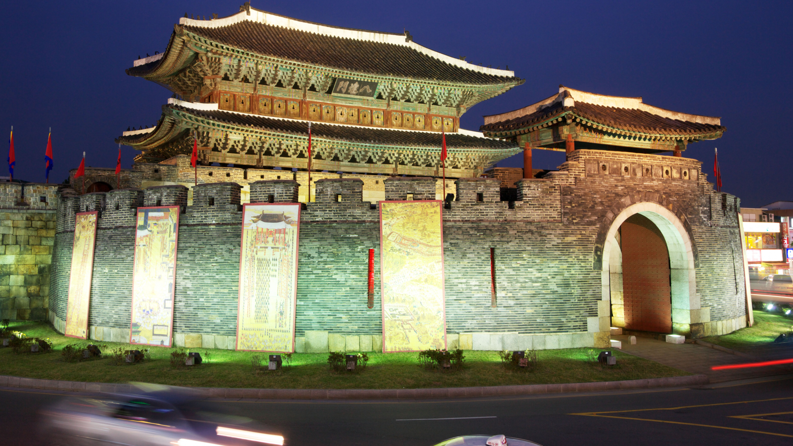 里程碑, 拱门, 历史站, 中国建筑, 旅游业 壁纸 2560x1440 允许