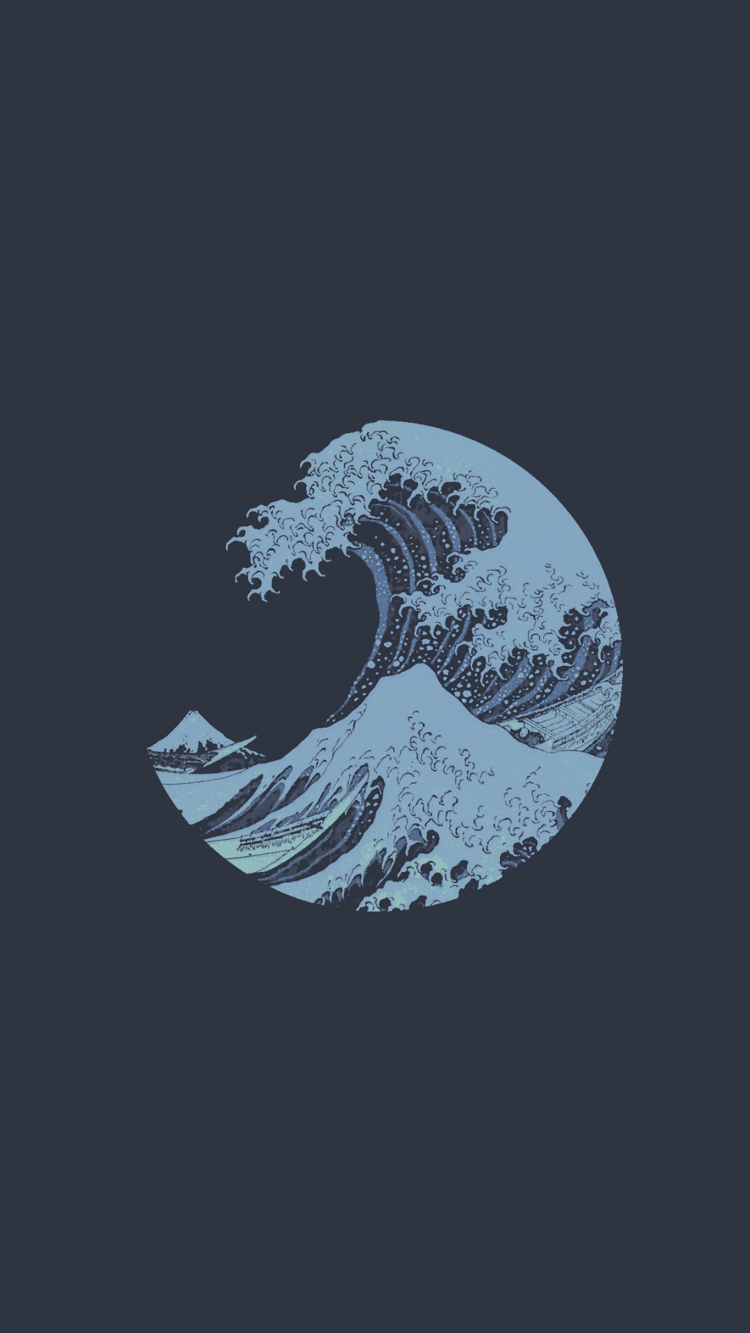 de la Media Luna, La Gran Ola de Kanagawa, Objeto Astronómico, Circulo, Ala. Wallpaper in 1080x1920 Resolution