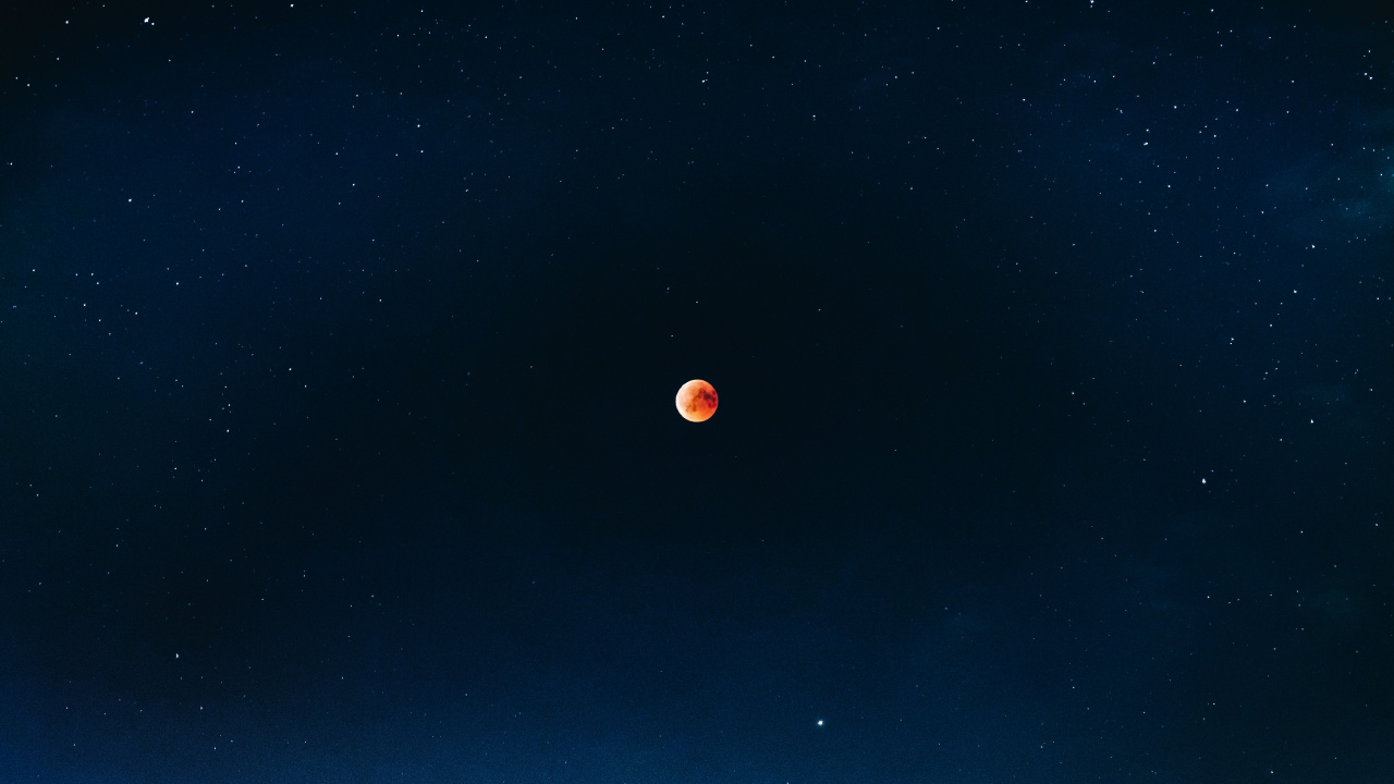 Ciel Bleu Avec Des Étoiles Pendant la Nuit. Wallpaper in 1280x720 Resolution