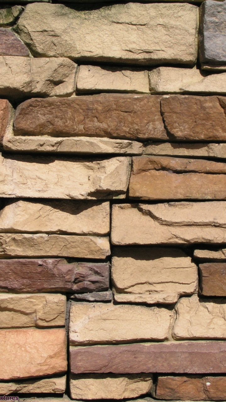 Braune Und Graue Mauer. Wallpaper in 720x1280 Resolution