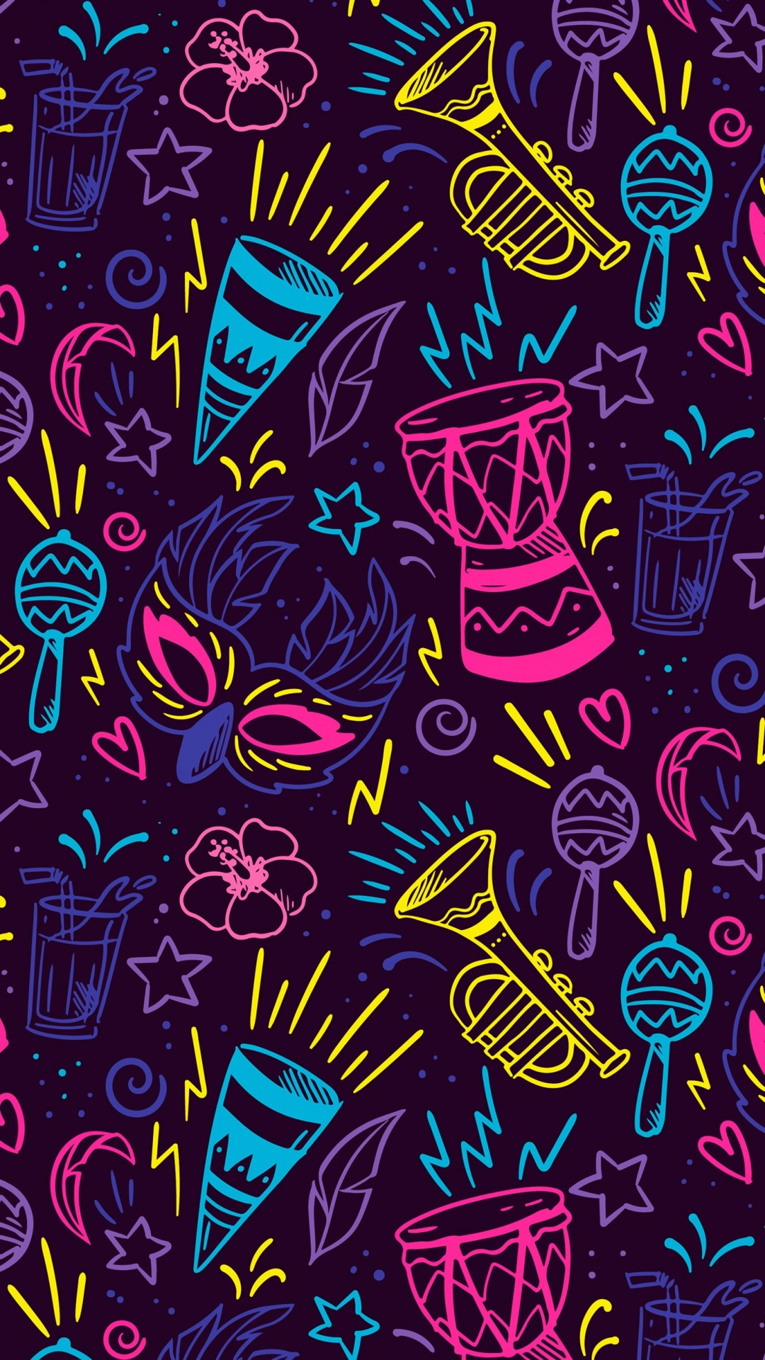 Pattern, Visual Arts, Graphic Design, Design, Black. Wallpaper in 1080x1920 Resolution