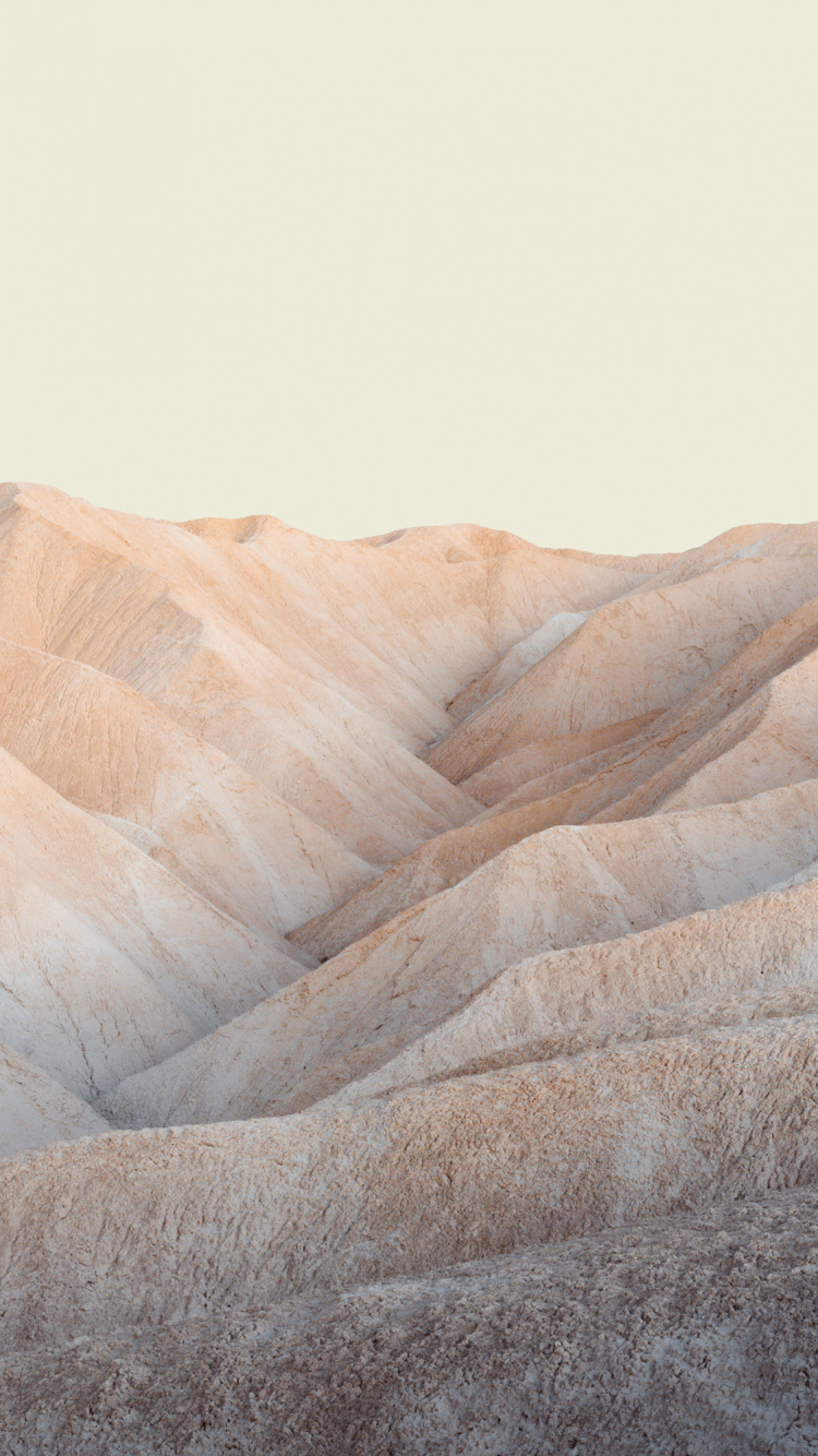 Android 12, 荒地, 安卓, 智能手机, 斜坡 壁纸 750x1334 允许