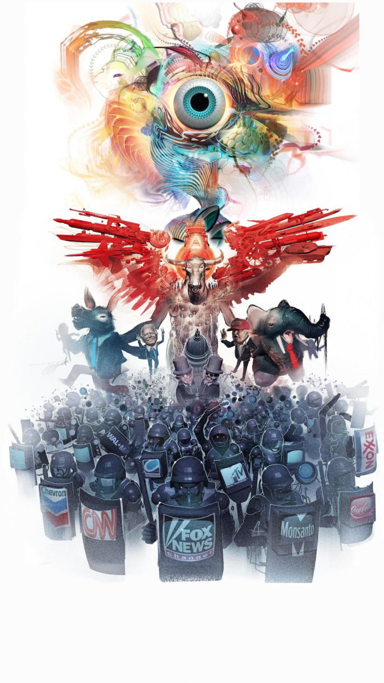 野兽android琼斯, 艺术家, 艺术, 液体, 红色的 壁纸 750x1334 允许