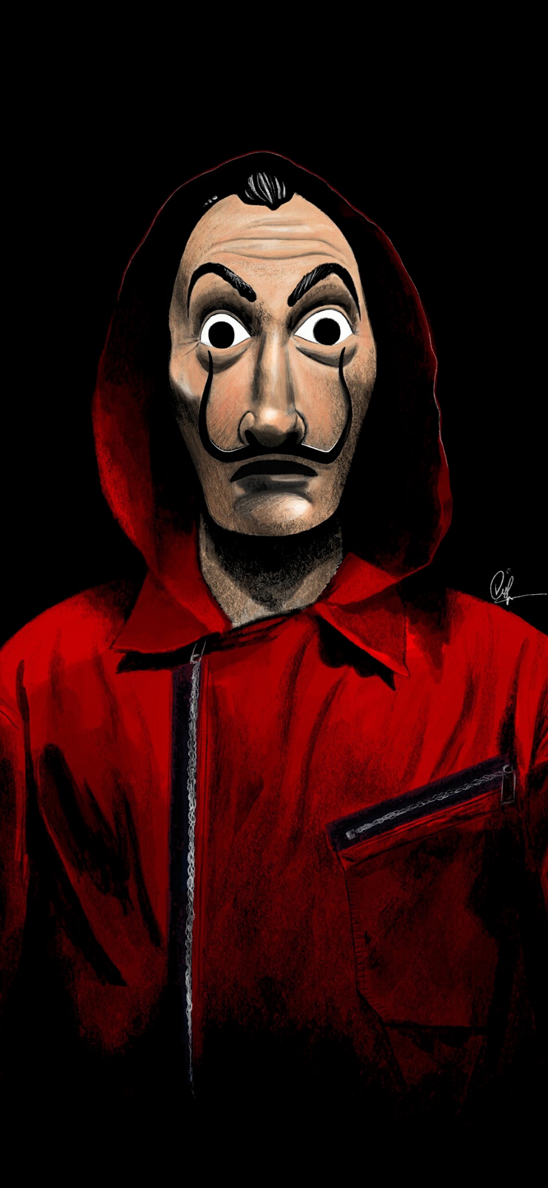 Money Heist, Nairobi, Professeur, Alex Rodrigo, Vêtement. Wallpaper in 1125x2436 Resolution