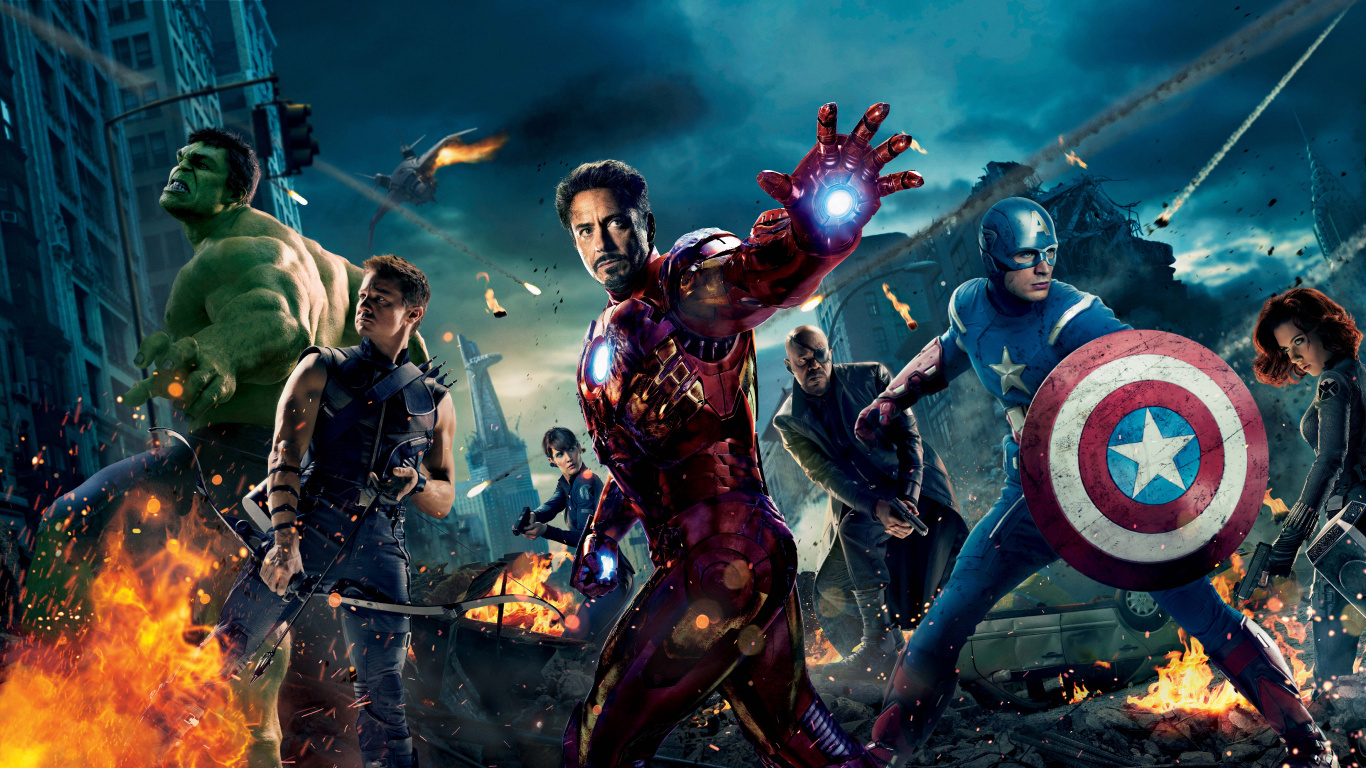 Hombre en Traje Rojo y Negro Sosteniendo Una Espada. Wallpaper in 1366x768 Resolution