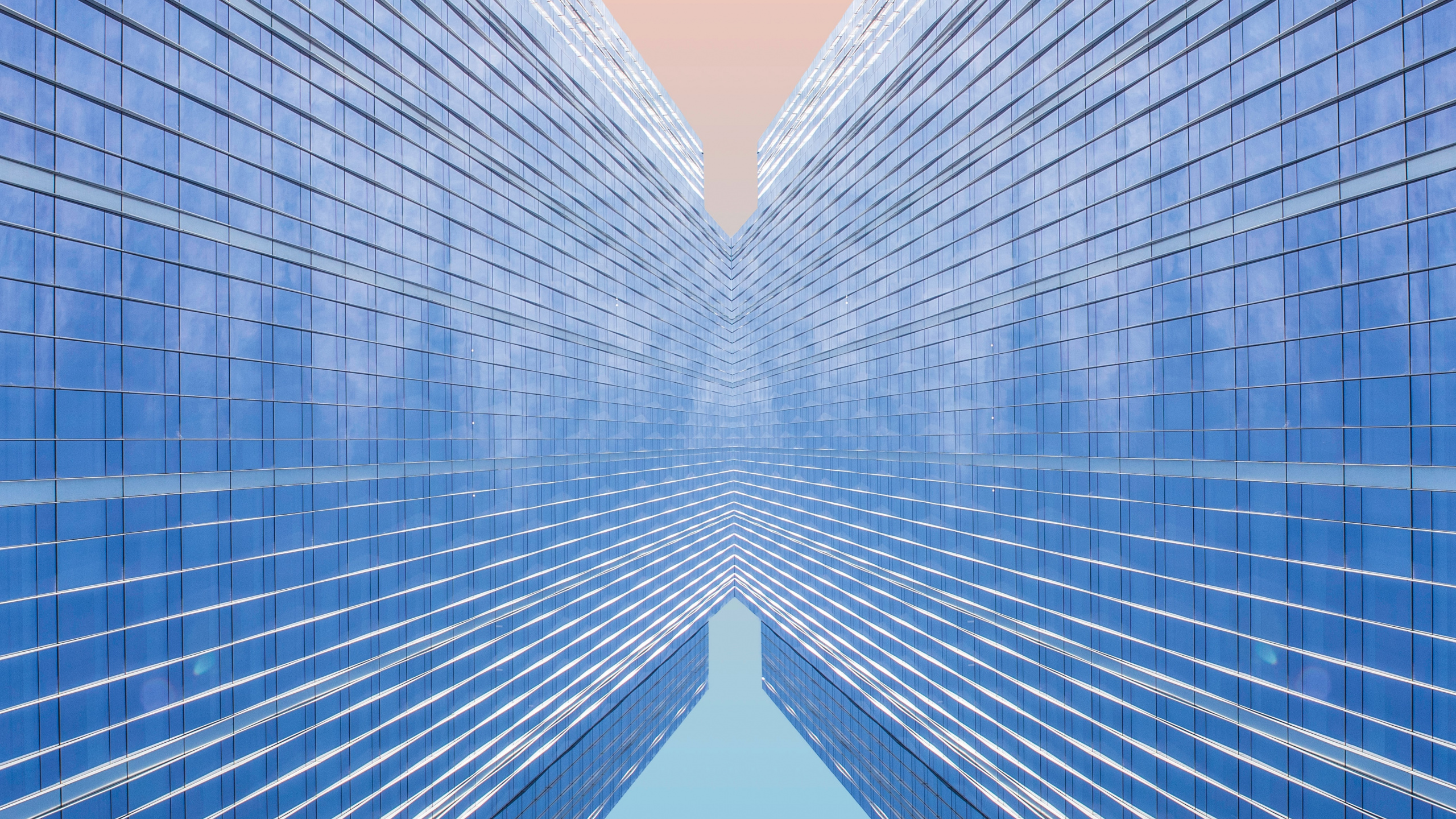 对称, 建筑, 天空, 电蓝色的, 相似之处 壁纸 2560x1440 允许