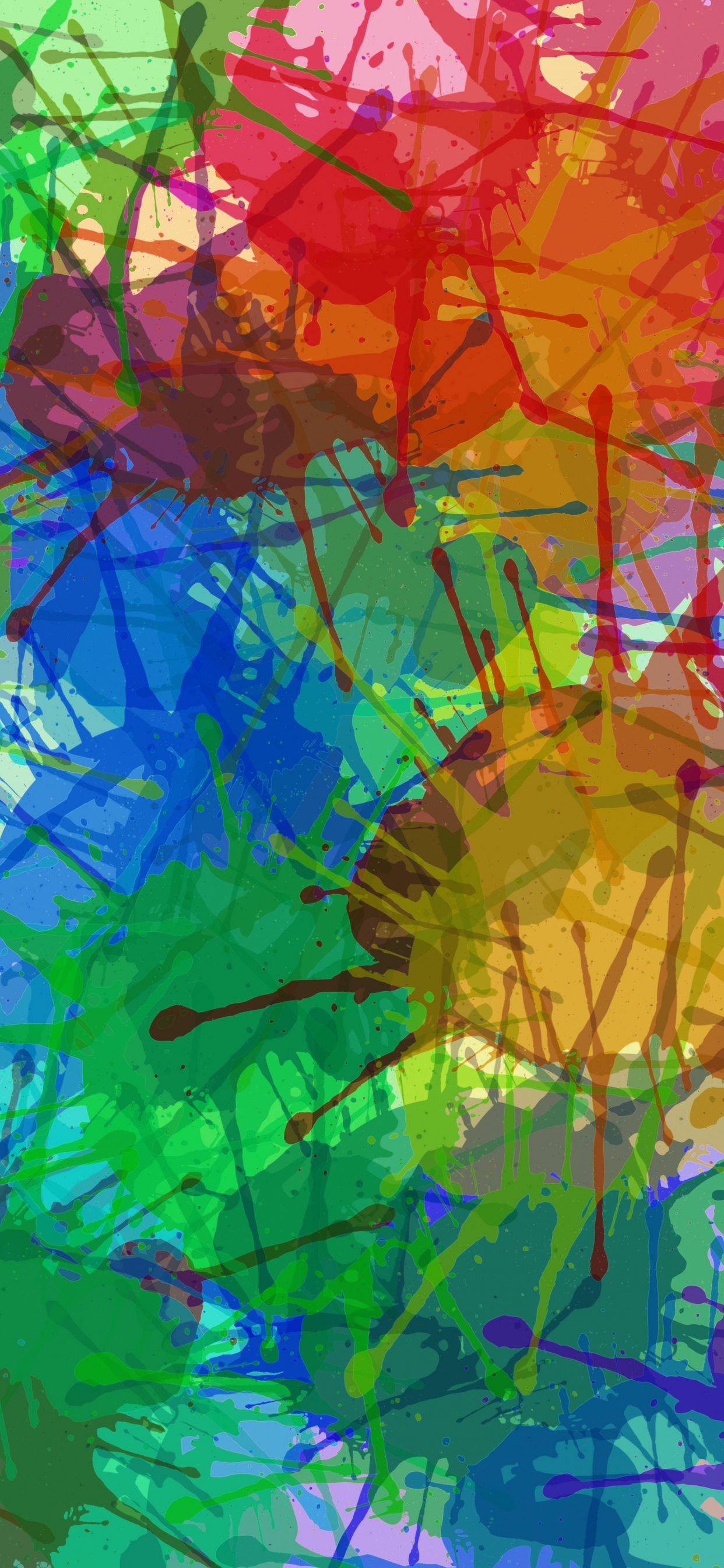 抽象艺术, 颜色, 艺术, 橙色, 色彩 壁纸 1242x2688 允许