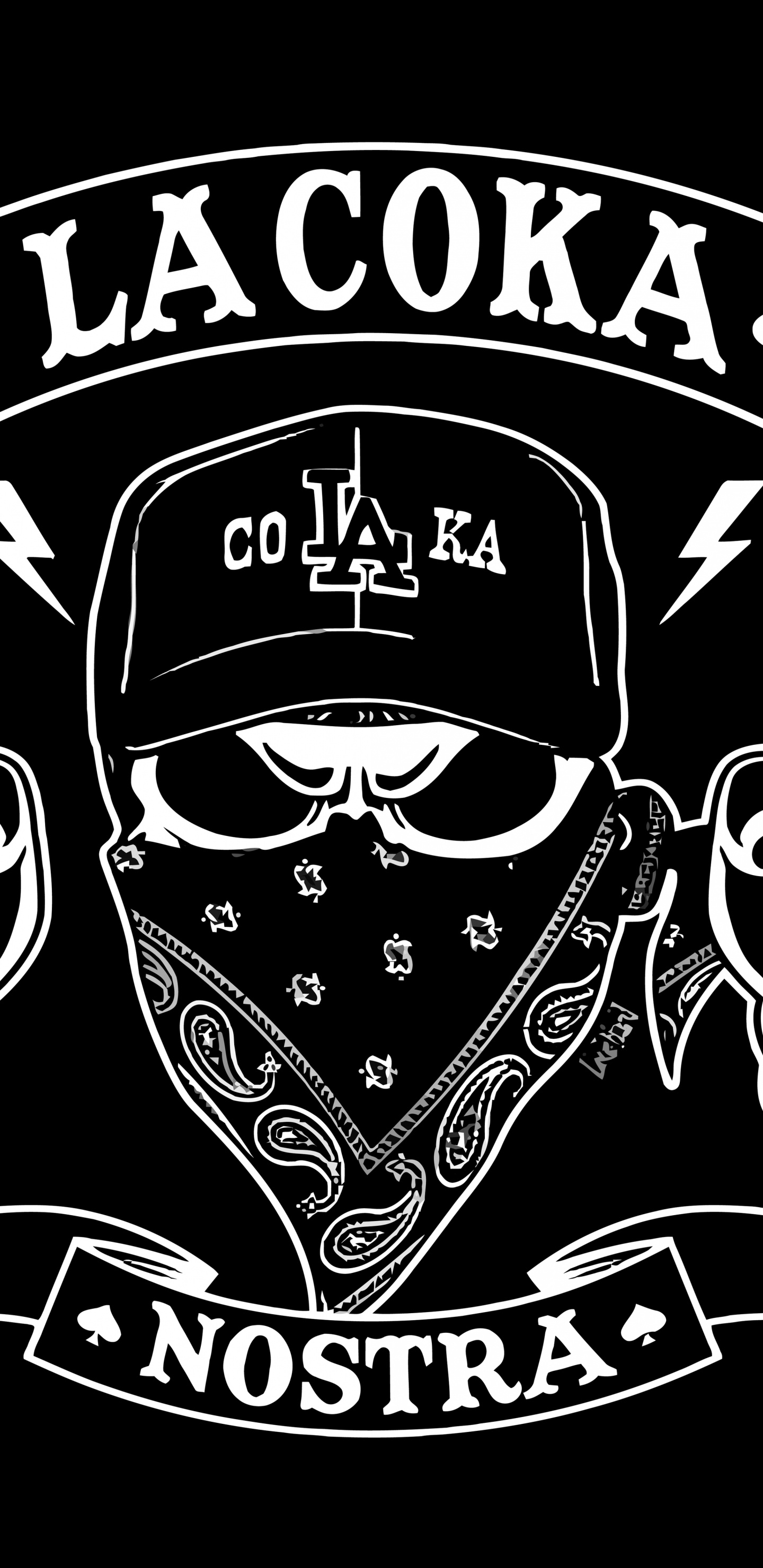 La Coka Nostra, Masters of The Dark Arts, Hip Hop Music, To Thine Own Self Be True, Logo. Wallpaper in 1440x2960 Resolution