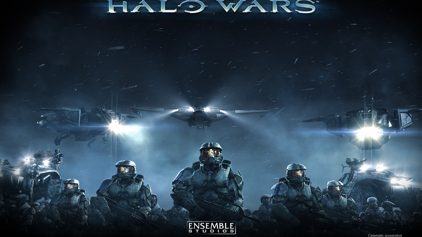 Halo Wars, Halo Wars 2, Jeu Pc, Les Effets Visuels, Microsoft Studios. Wallpaper in 1366x768 Resolution