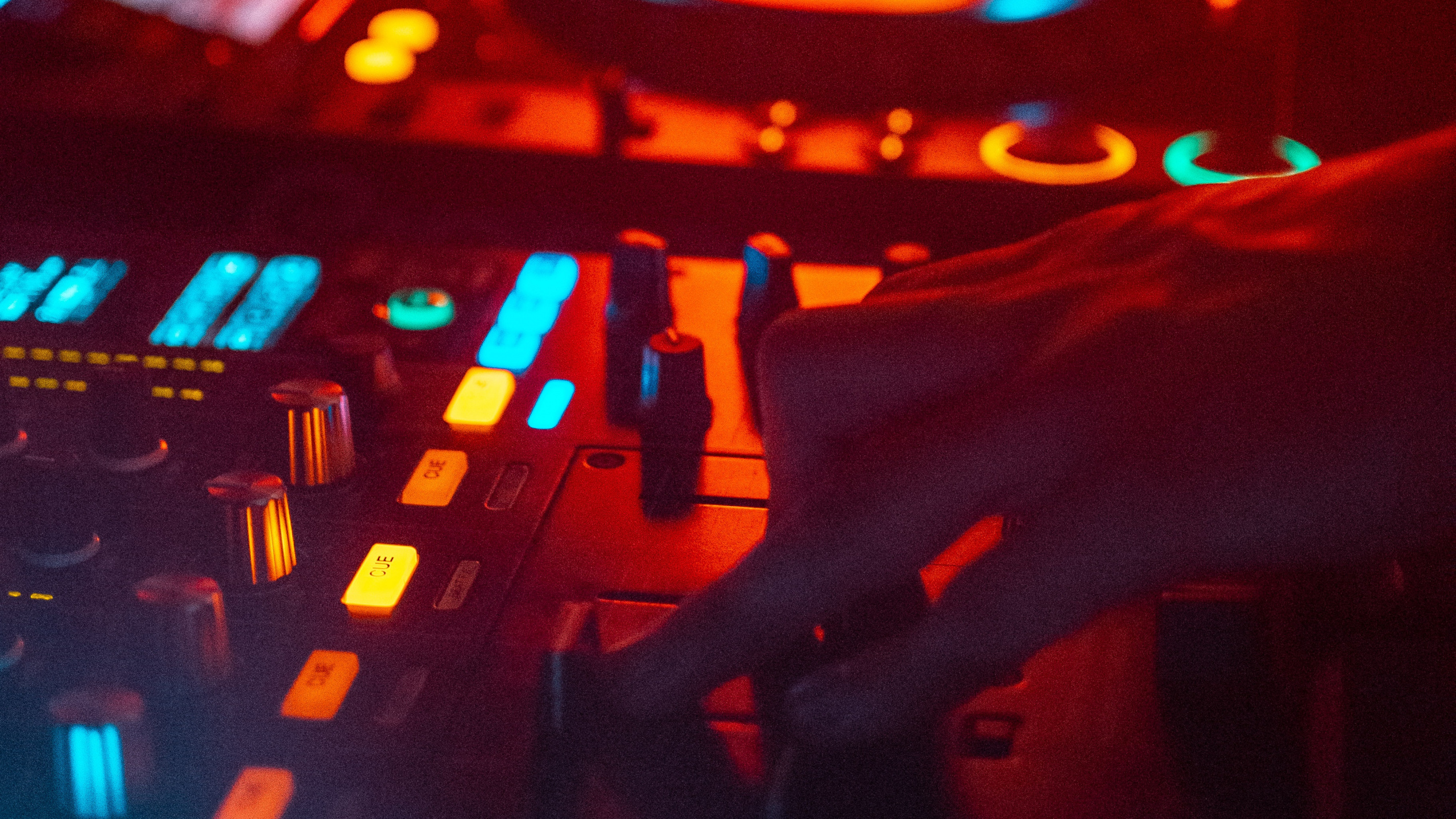 光, 红色的, 橙色, 反射, 城市 壁纸 2560x1440 允许